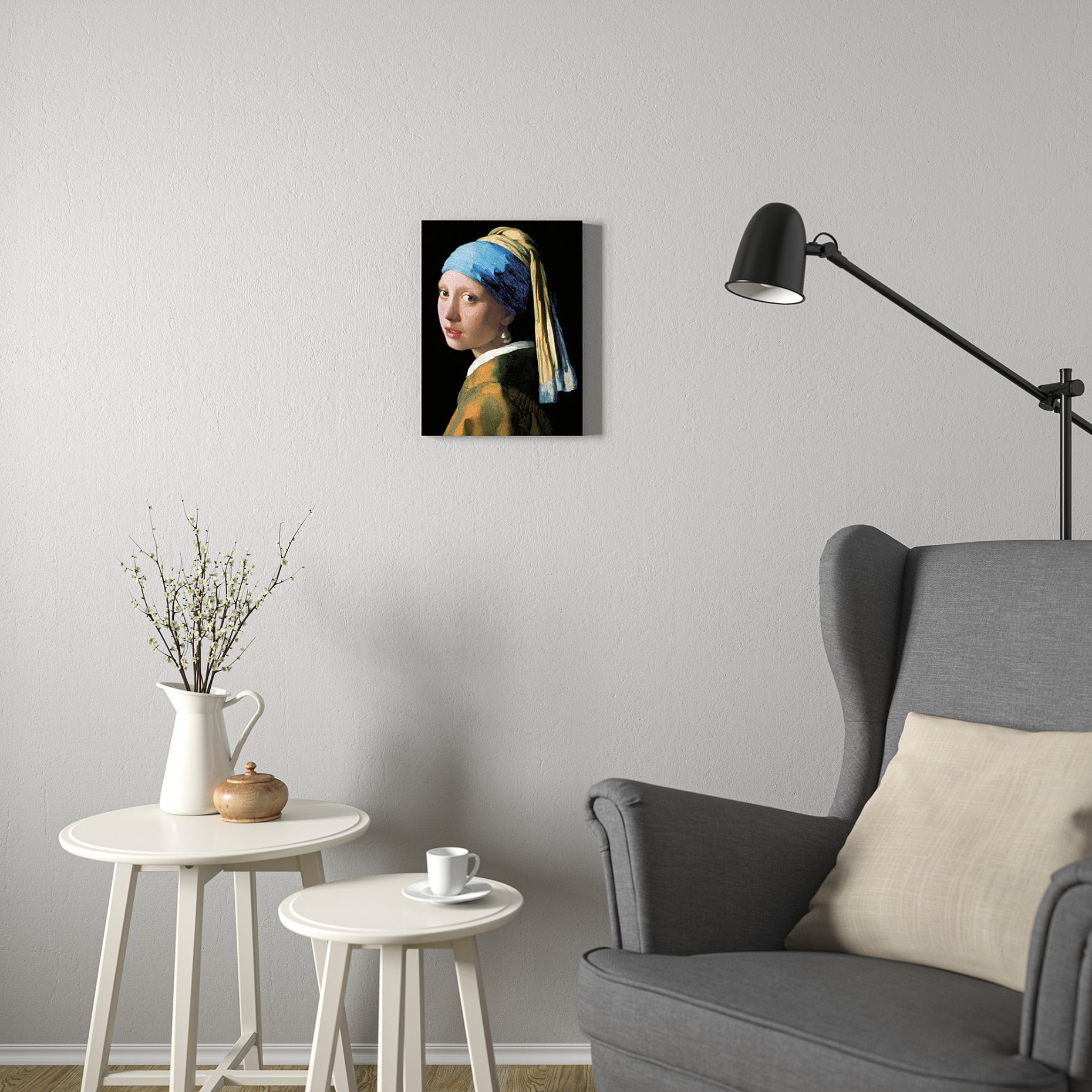 PJÄTTERYD, picture/girl with a pearl earring  2, 30x40 cm, 205.789.10
