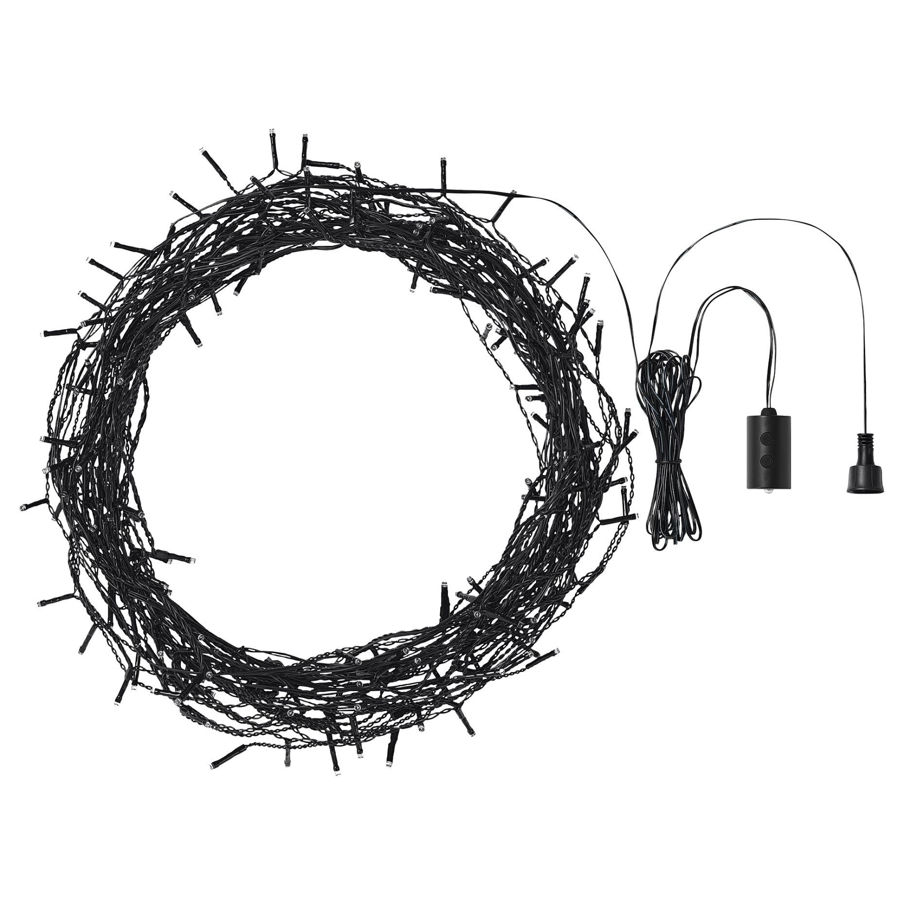 STRÅLA, γιρλάντα με ενσωματωμένο φωτισμό LED/200 λαμπτήρες/εξωτερικού χώρου/σχήμα παγοκρύσταλλου, 205.824.98