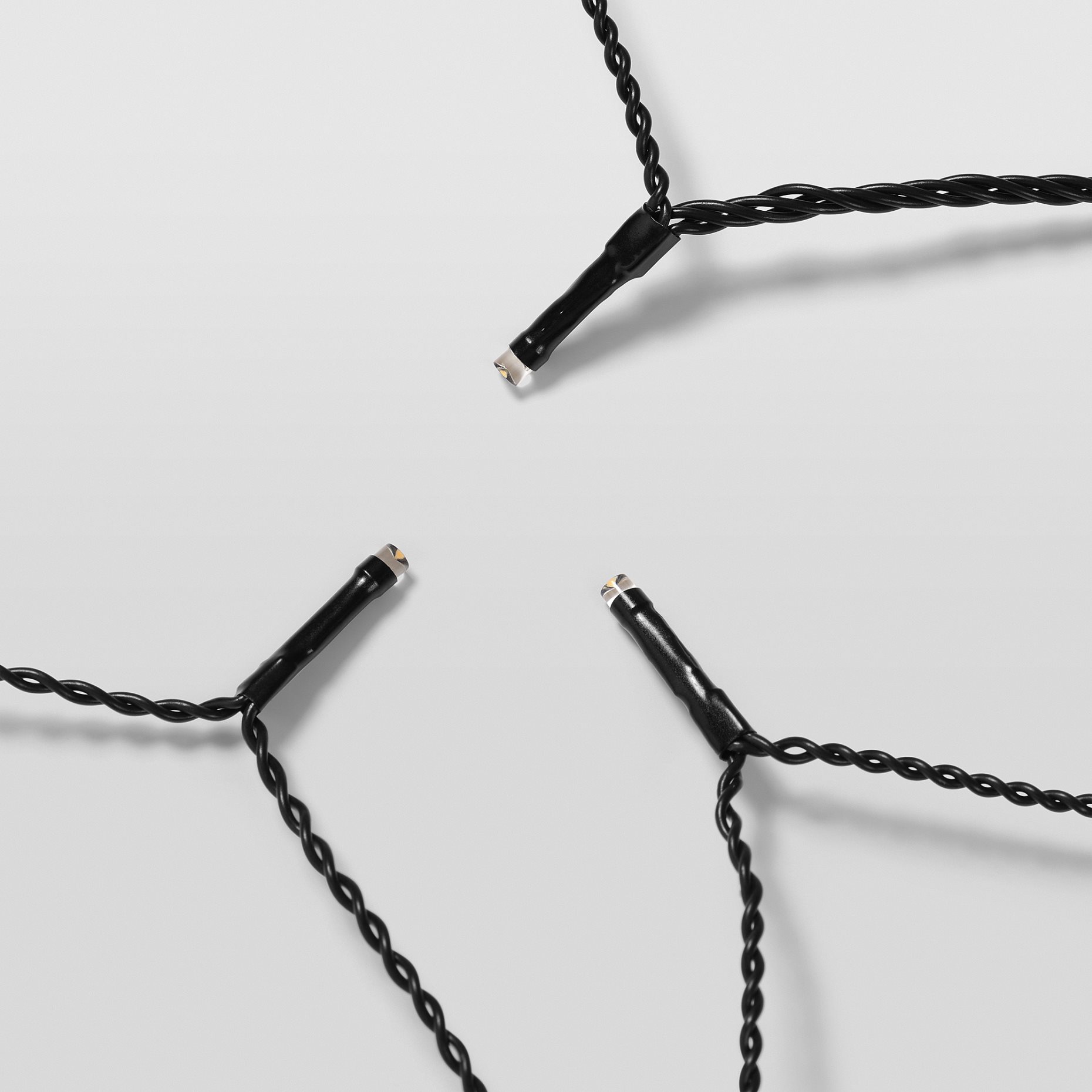 STRÅLA, γιρλάντα με ενσωματωμένο φωτισμό LED/200 λαμπτήρες/εξωτερικού χώρου/σχήμα παγοκρύσταλλου, 205.824.98