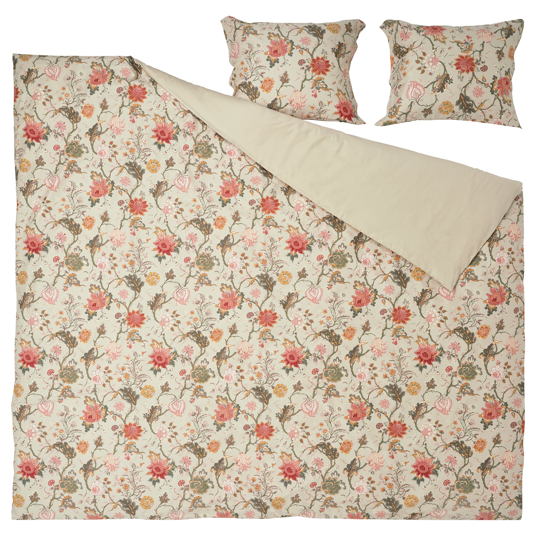 NÄSSELKLOCKA, duvet cover and 2 pillowcases, 240x220/50x60 cm, 205.845.34