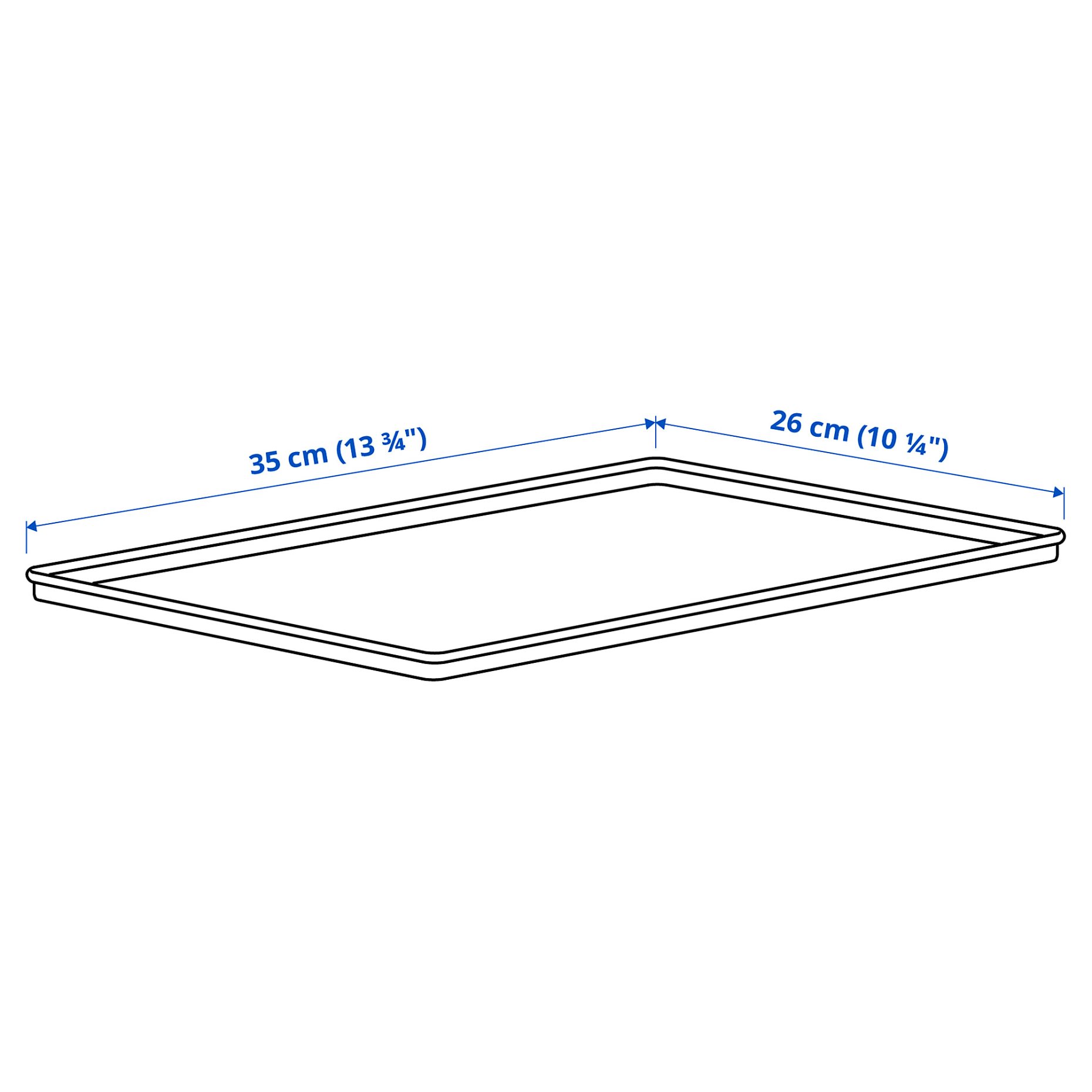 KUGGIS, lid, 26x35 cm, 205.862.41