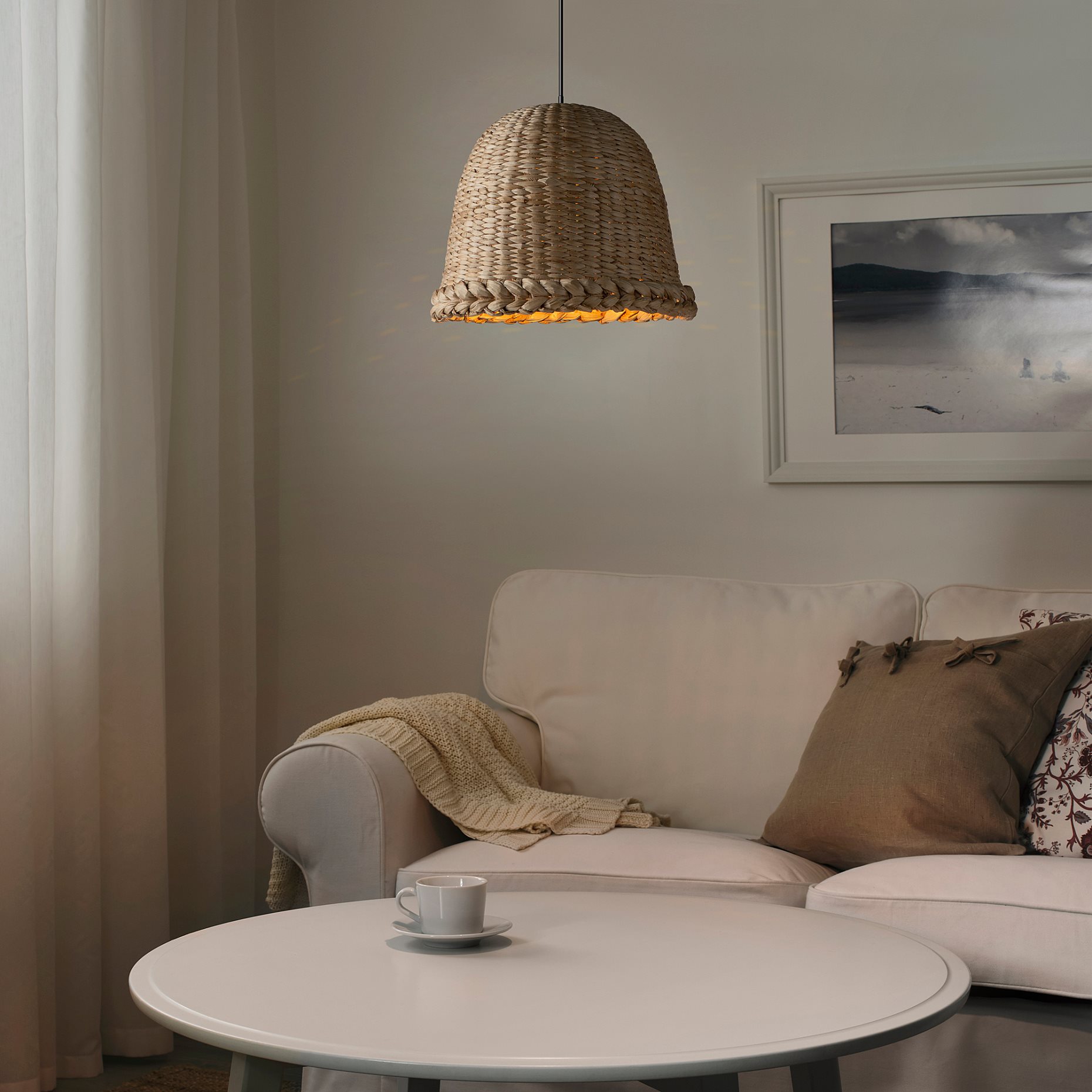 MÄVINN, handmade pendant lamp shade, 30 cm, 205.877.78