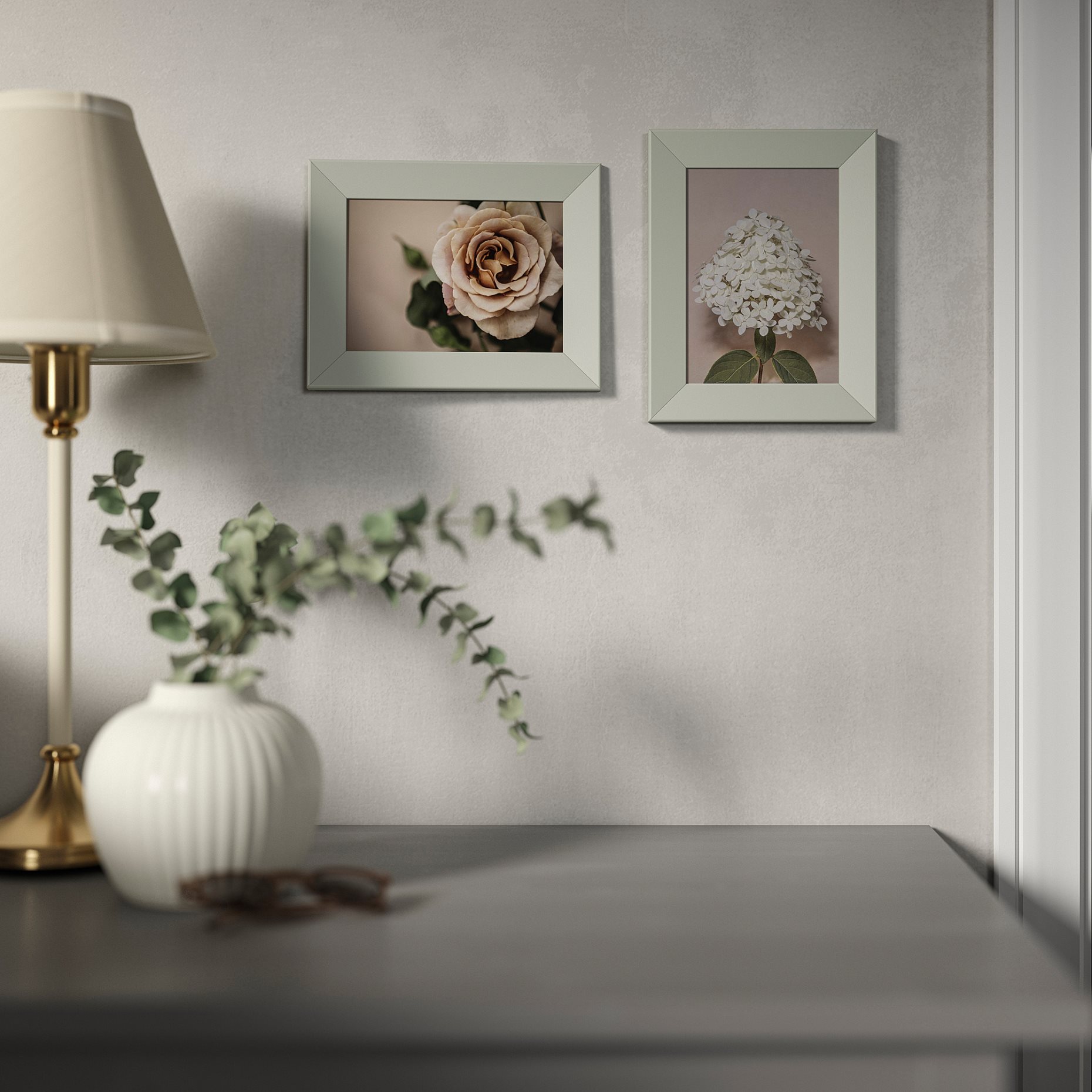 PLOMMONTRÄD, κορνίζα, 13x18 cm, 205.943.35