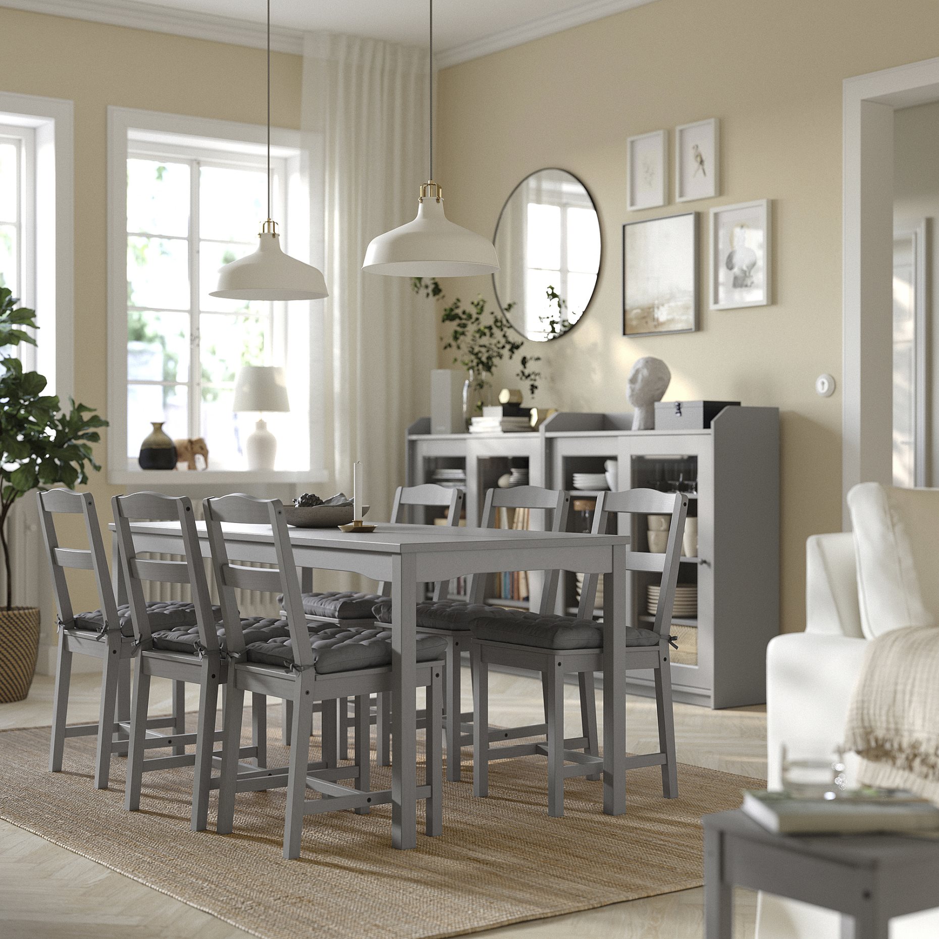 VIPPÄRT, μαξιλάρι καρέκλας, 38x38x6.5 cm, 205.990.45