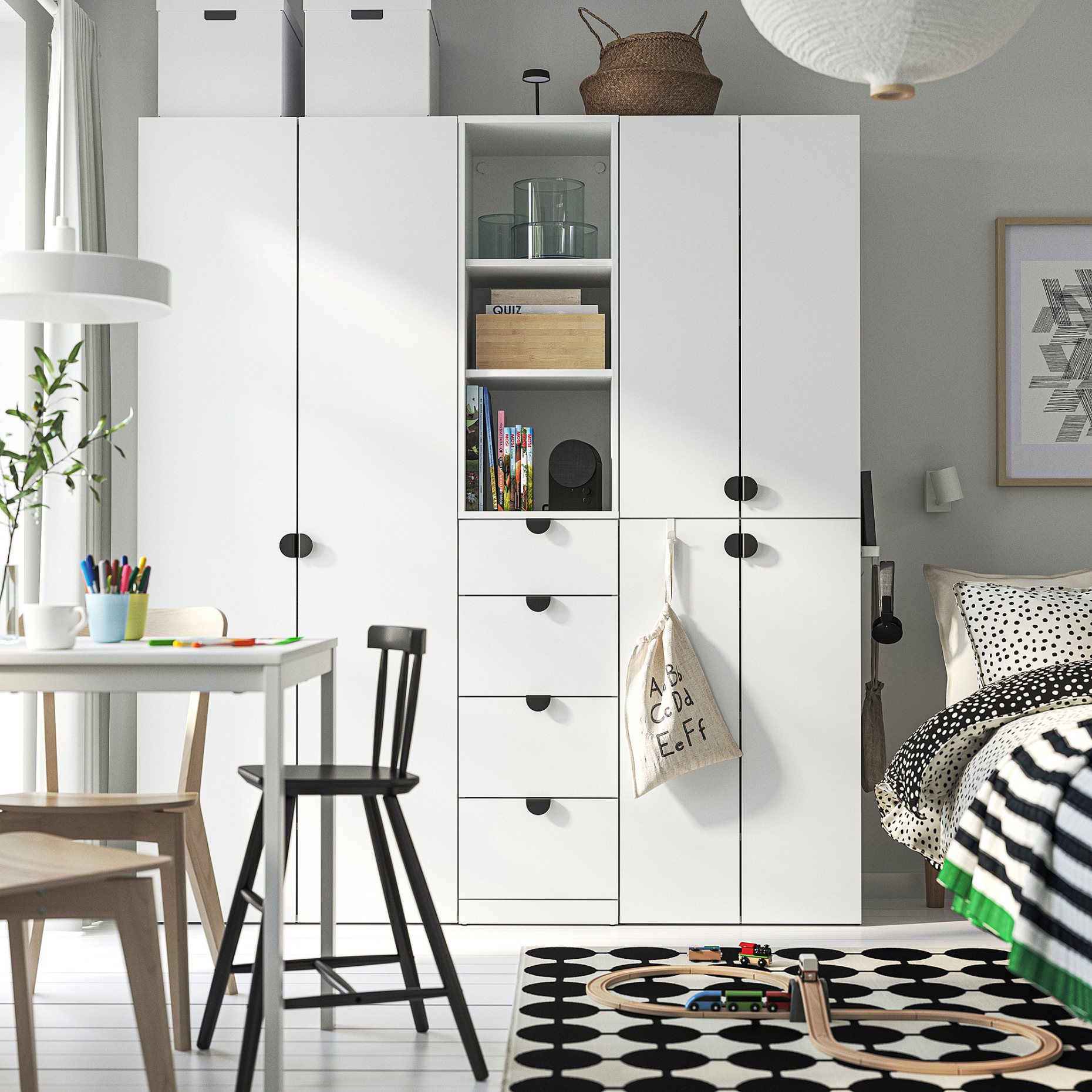 LASTARE, chest of 4 drawers, 40x42x100 cm, 205.993.52