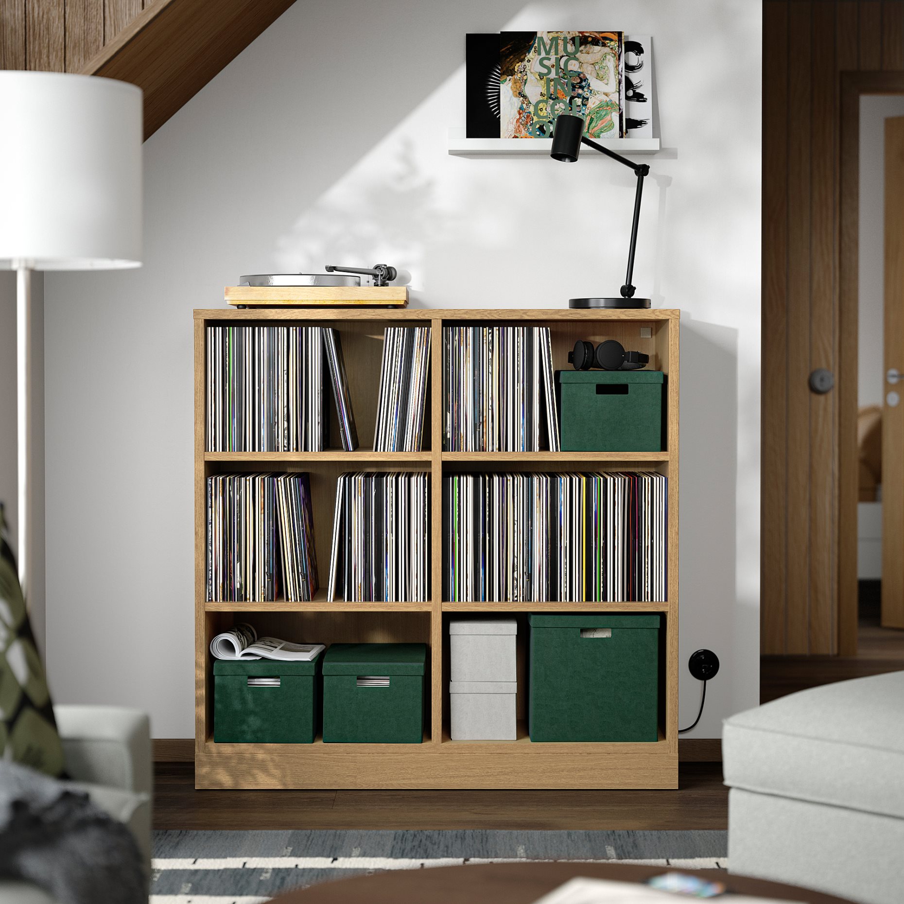 GJÄTTA, storage box with lid, 25x35x20 cm, 205.996.77