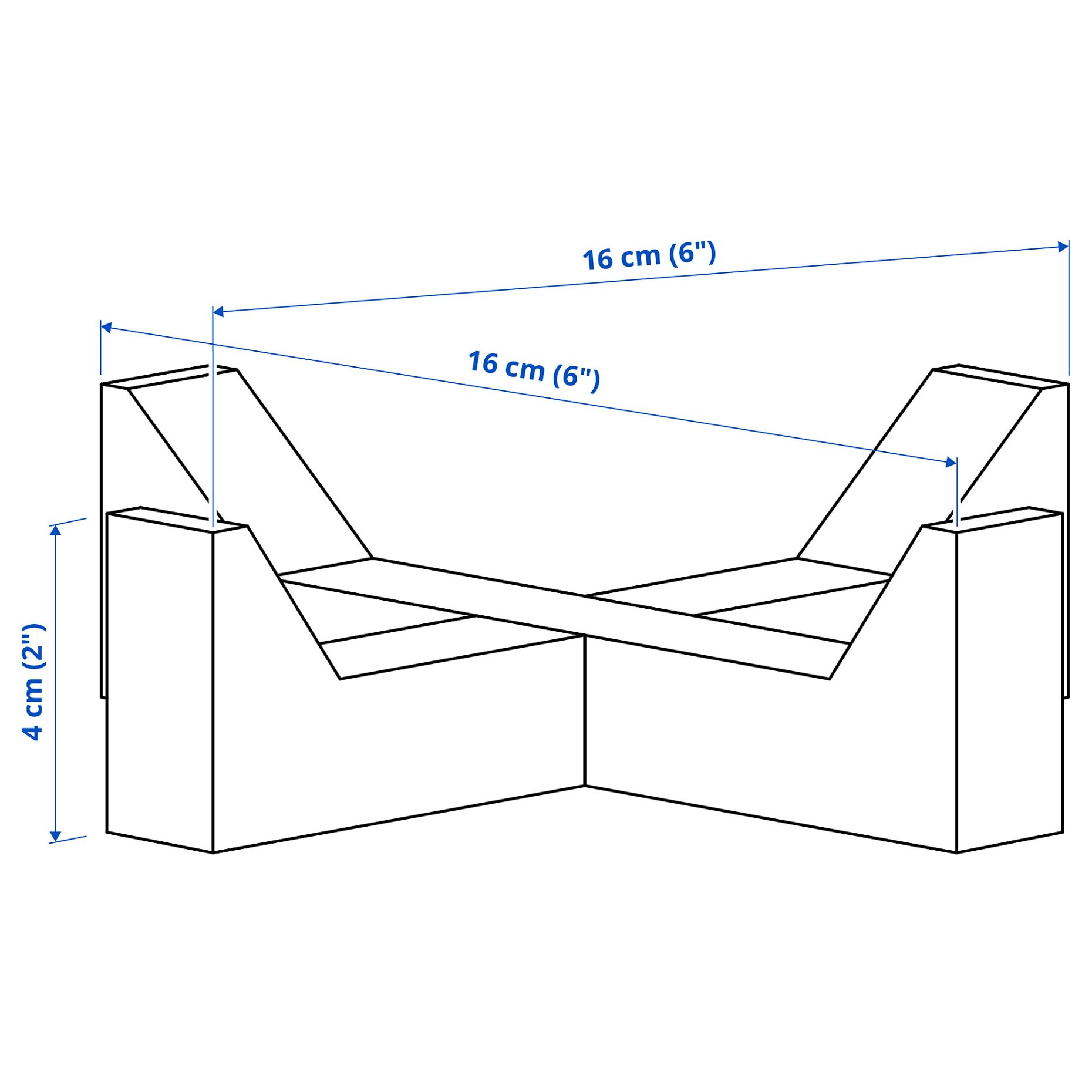 IKEA 365+, βάση σερβιρίσματος, 16x16 cm, 206.023.21