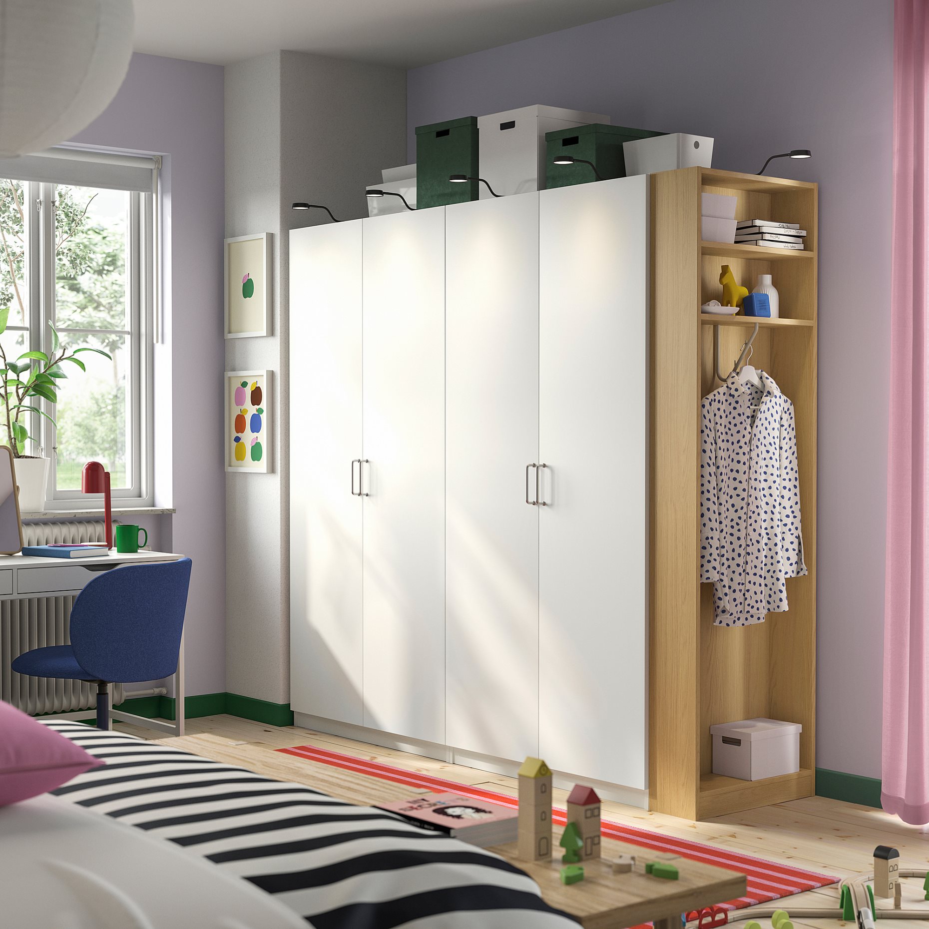 PAX, add-on end-unit, 20x58x201 cm, 206.038.44