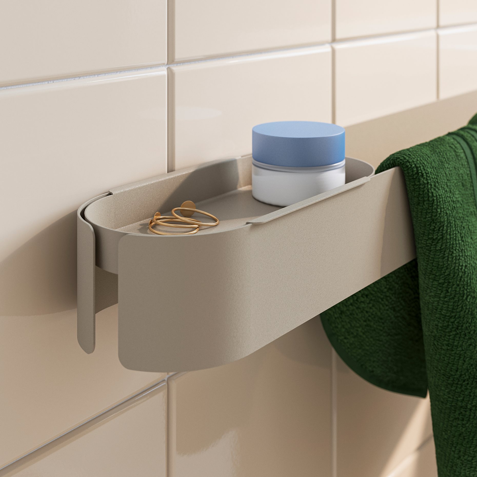 FLORSJÖN, towel rail, 62 cm, 206.051.45