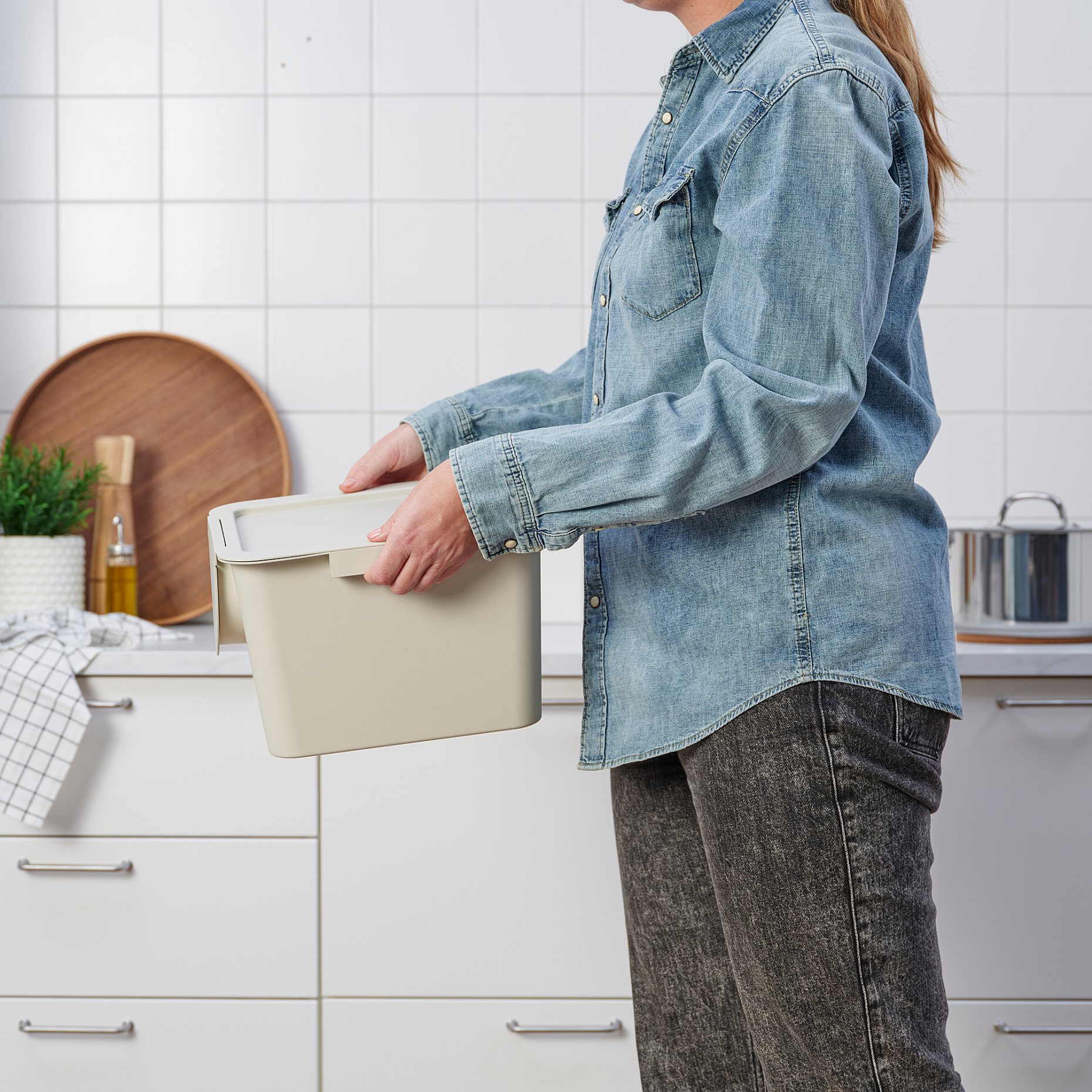 TRÖSKNING, κάδος με καπάκι, 12 l, 206.101.75