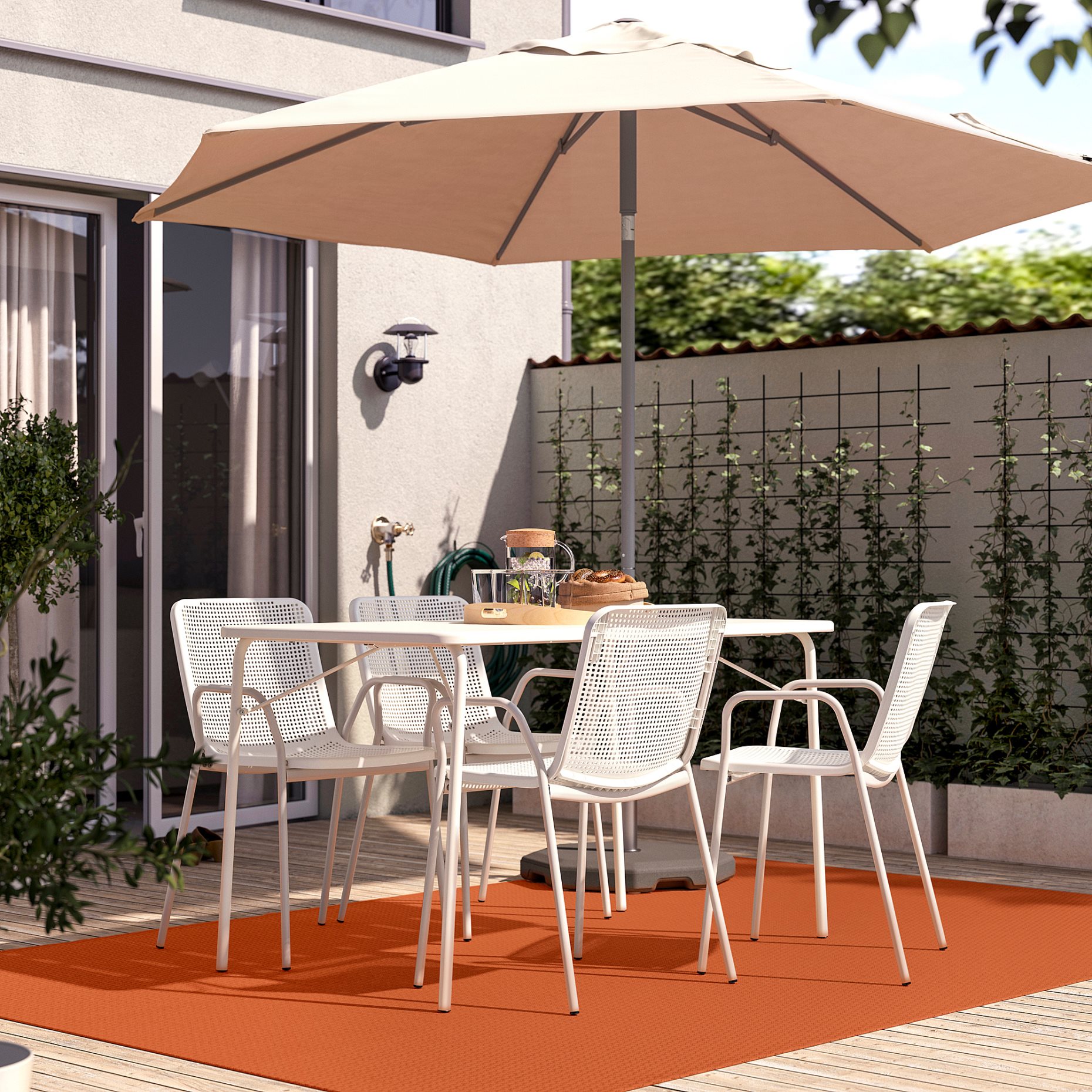 MORUM, rug flatwoven in/outdoor, 160x230 cm, 206.231.25