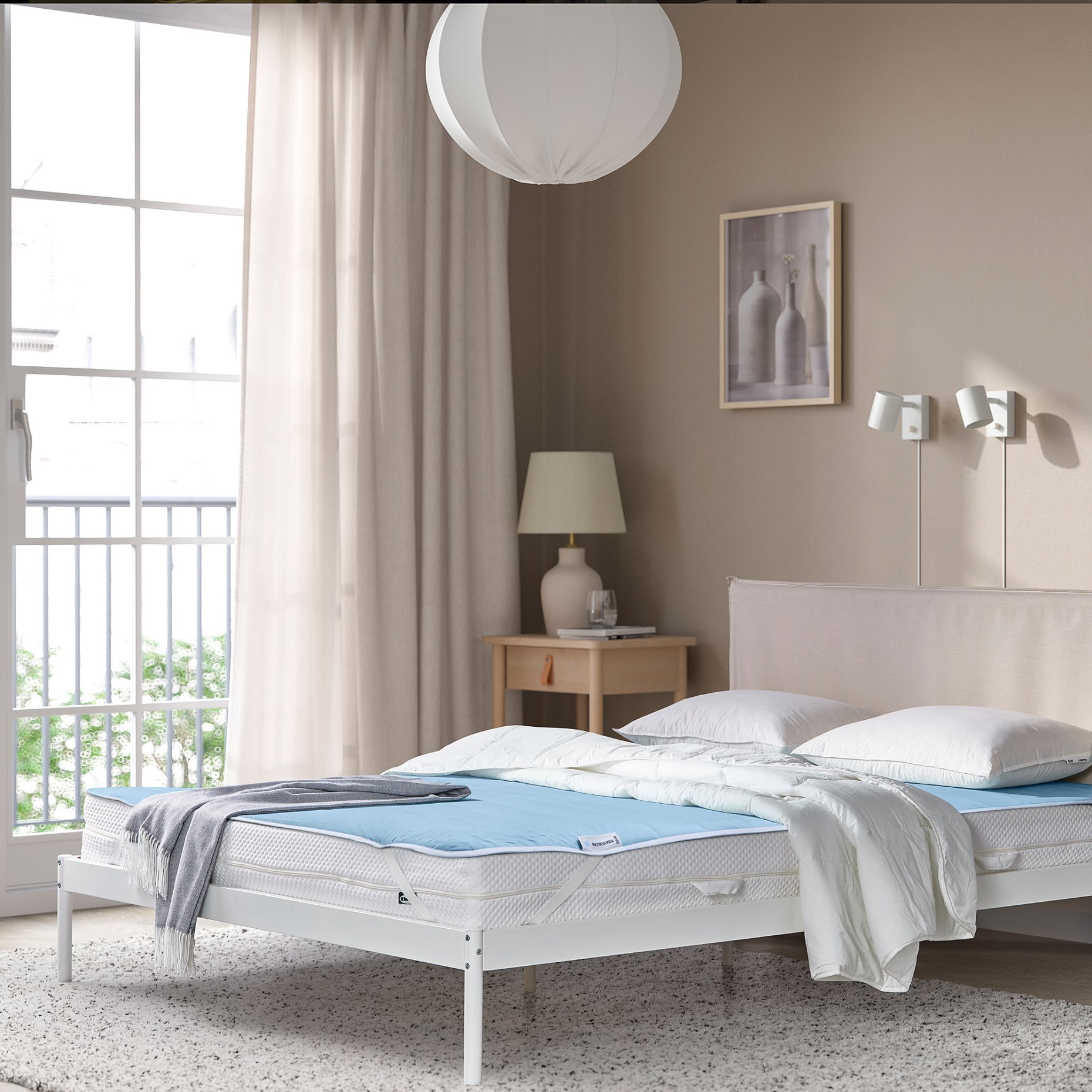 REXBEGONIA, προστατευτικό στρώματος, 160x200 cm, 206.297.78