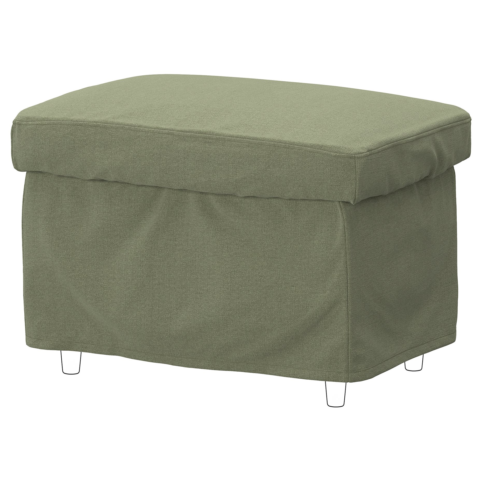 STRANDMON, slipcover for footstool, 206.328.51