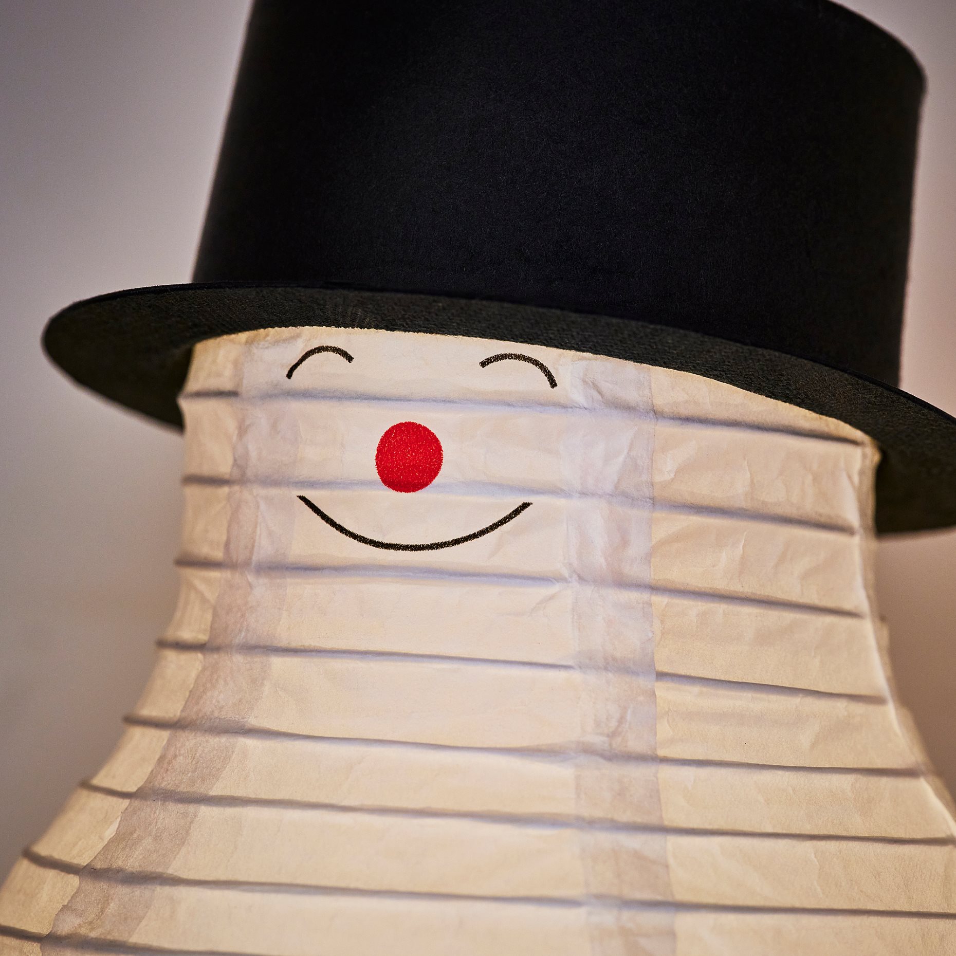 STRÅLA, table decoration with built-in LED light source/battery-operated/snowman, 206.335.63