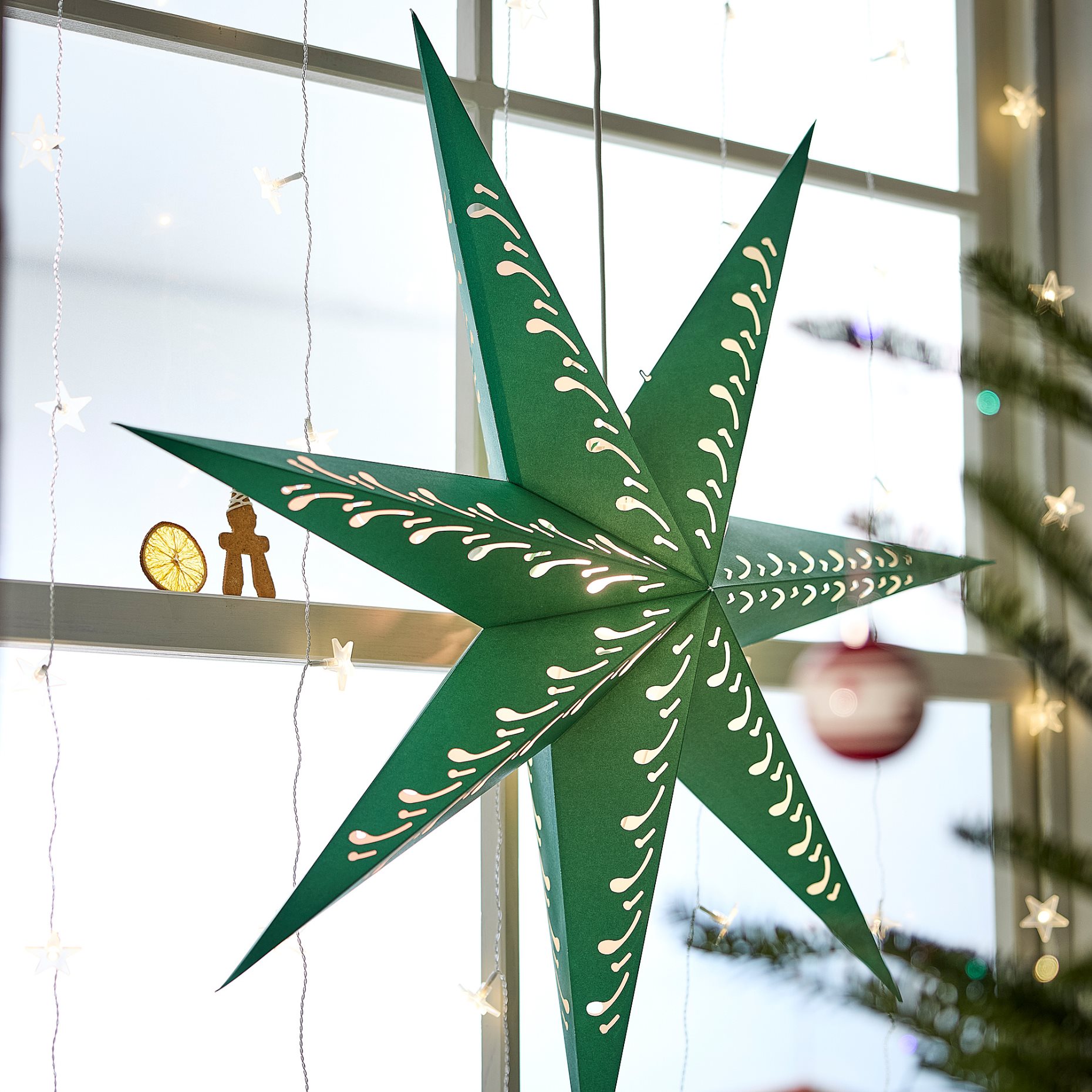 STRÅLA, lamp shade/star, 90 cm, 206.398.81