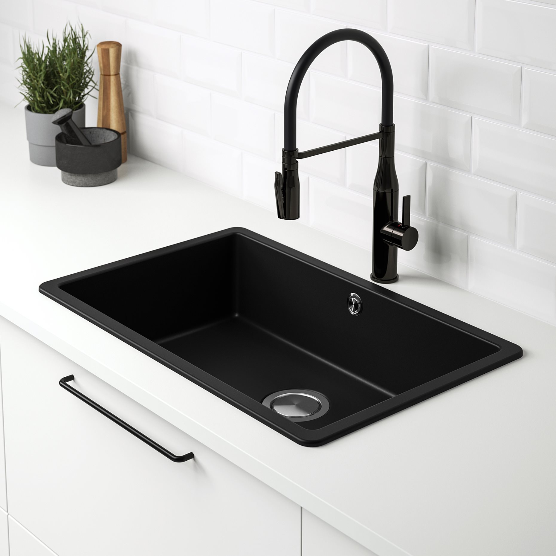 KILSVIKEN, inset sink 1 bowl, 72x46 cm, 293.370.25