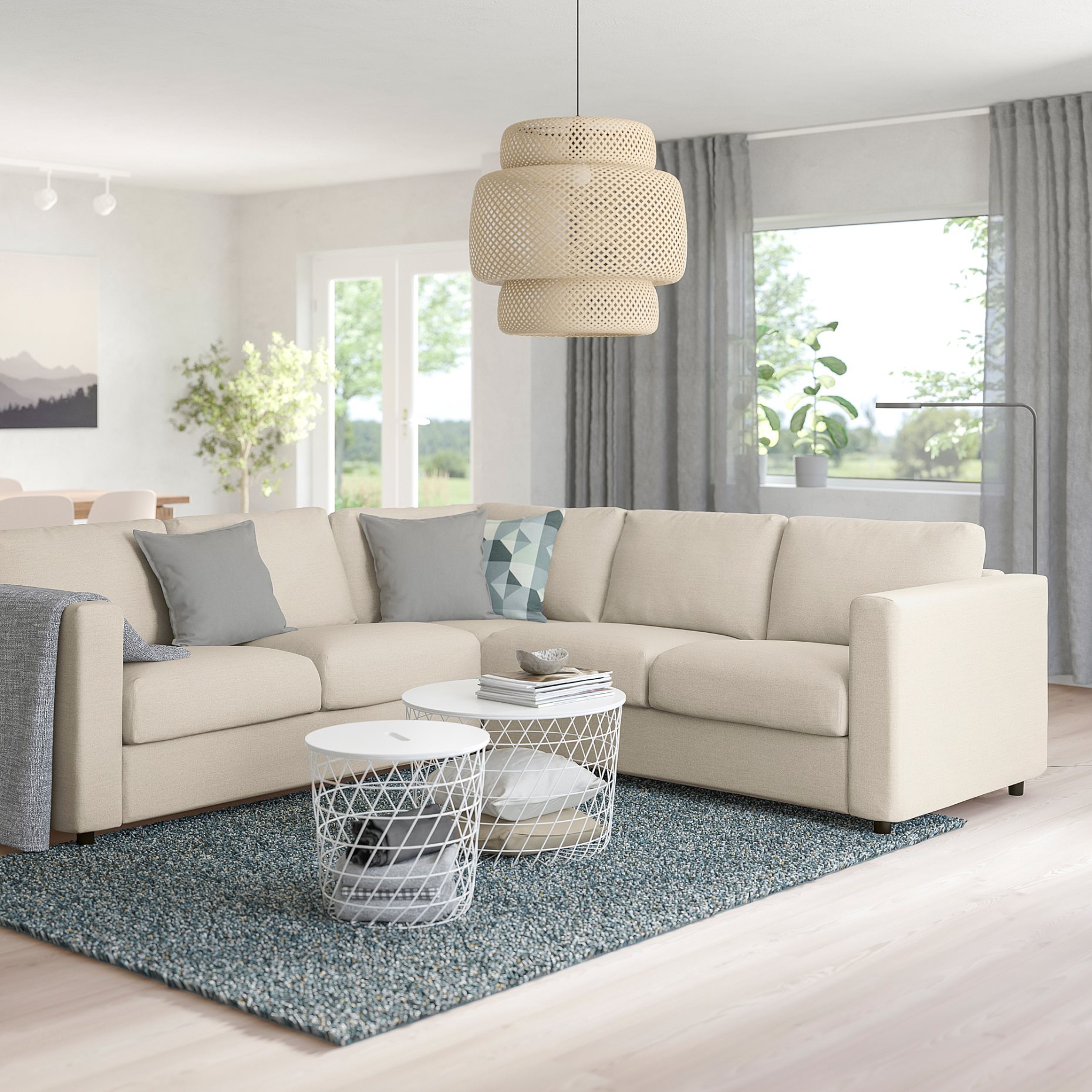 VIMLE, corner sofa, 4-seat, 293.994.76