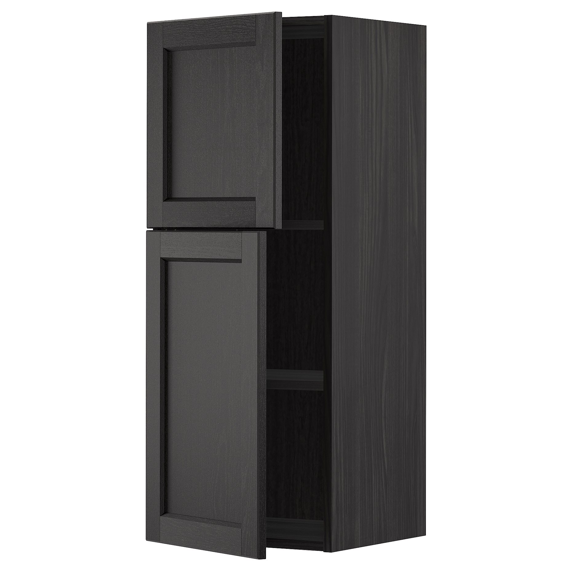 METOD, wall cabinet with shelves/2 doors, 40x100 cm, 294.524.78