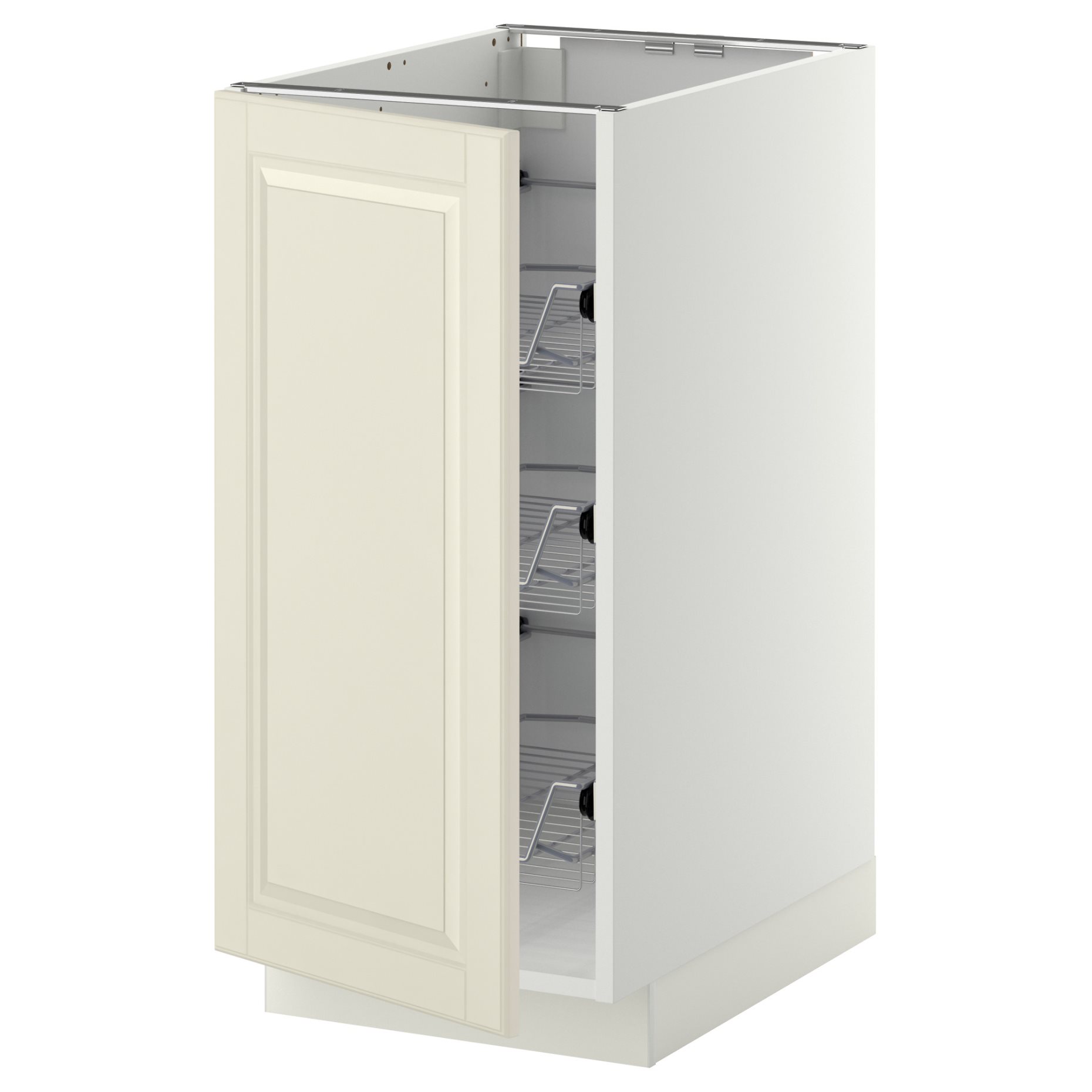 METOD, base cabinet with wire baskets, 40x60 cm, 294.550.28