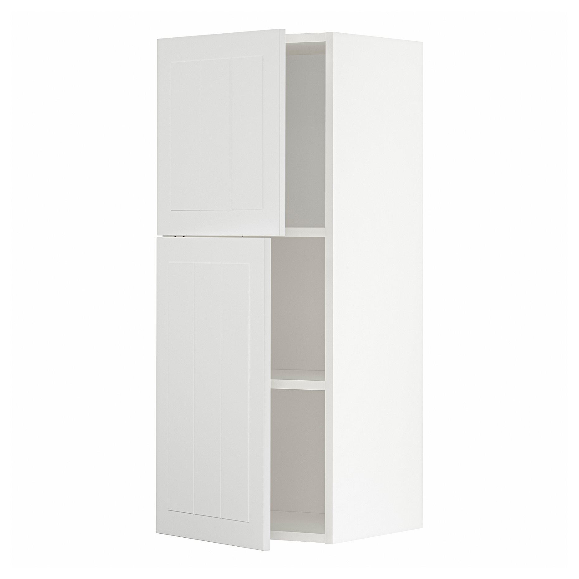 METOD, wall cabinet with shelves/2 doors, 40x100 cm, 294.613.07