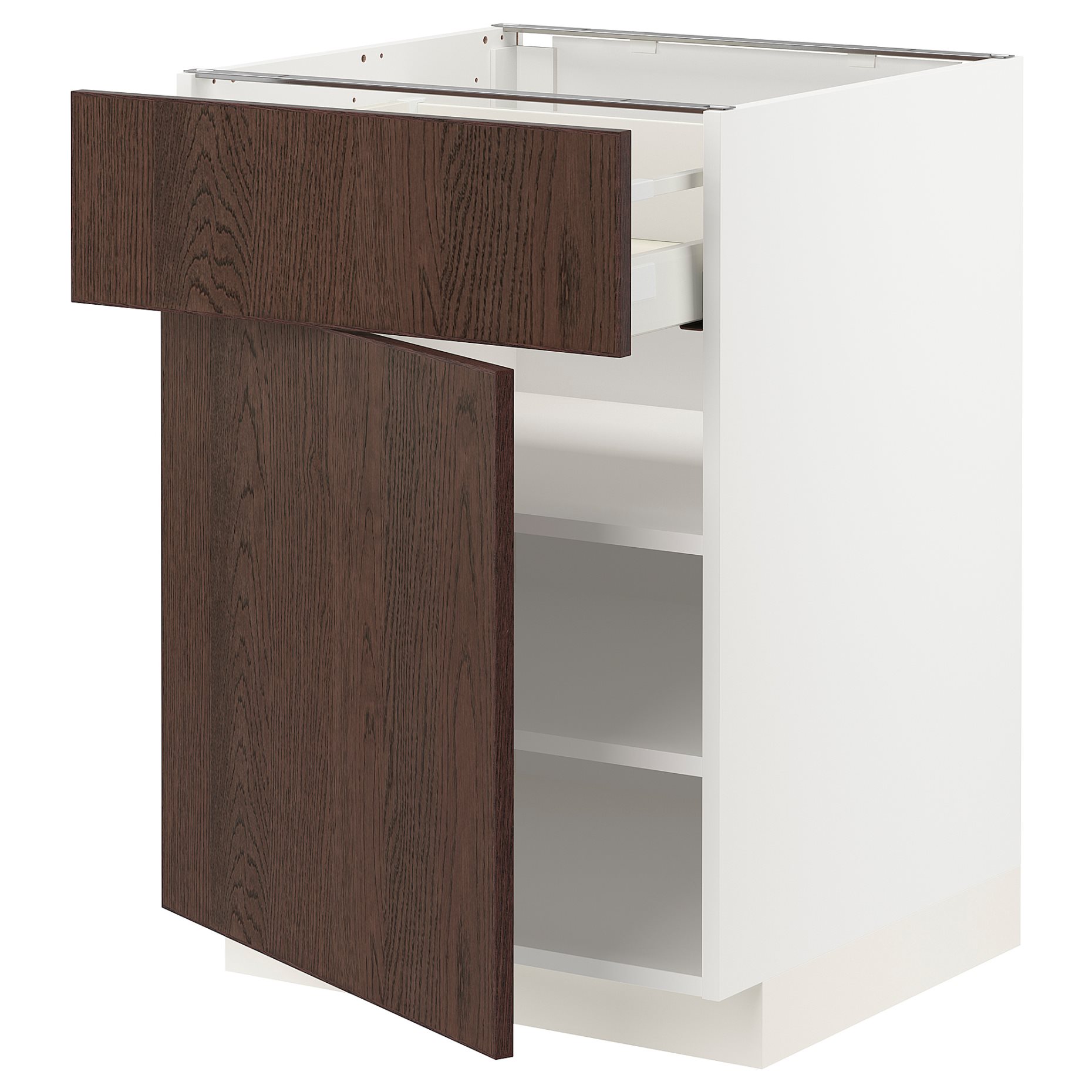 METOD/MAXIMERA, base cabinet with drawer/door, 60x60 cm, 294.629.34