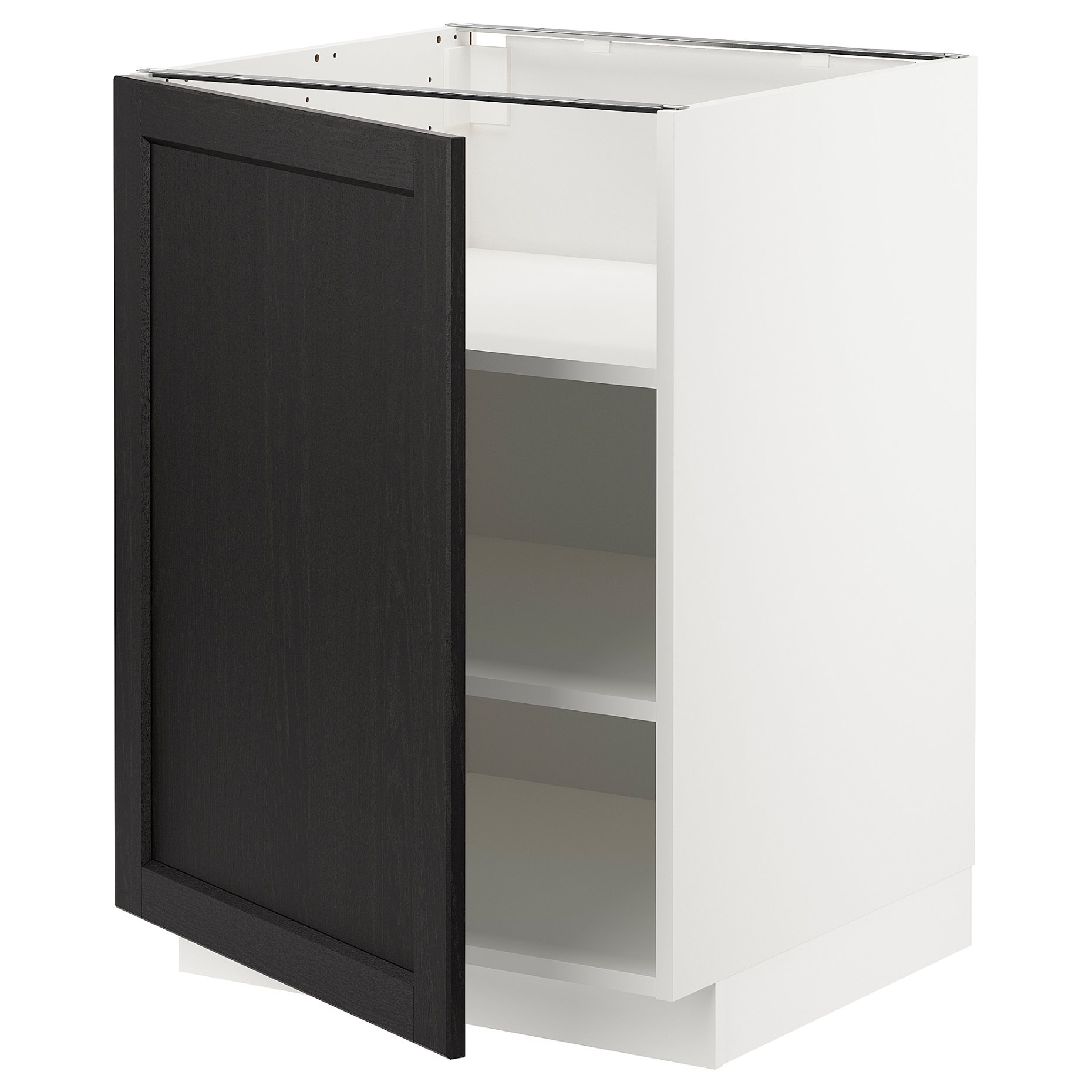 METOD, base cabinet with shelves, 60x60 cm, 294.653.91