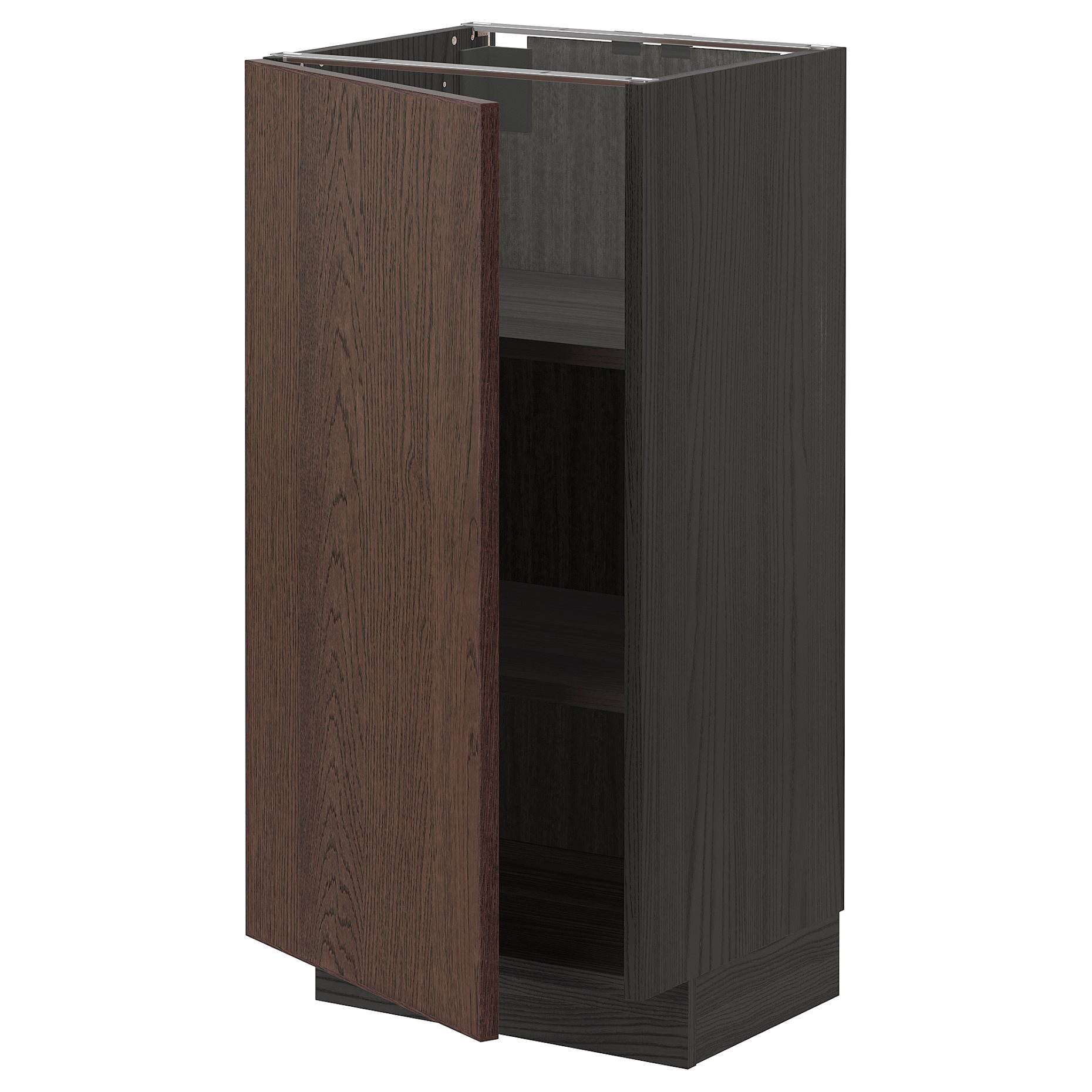 METOD, base cabinet with shelves, 40x37 cm, 294.674.32