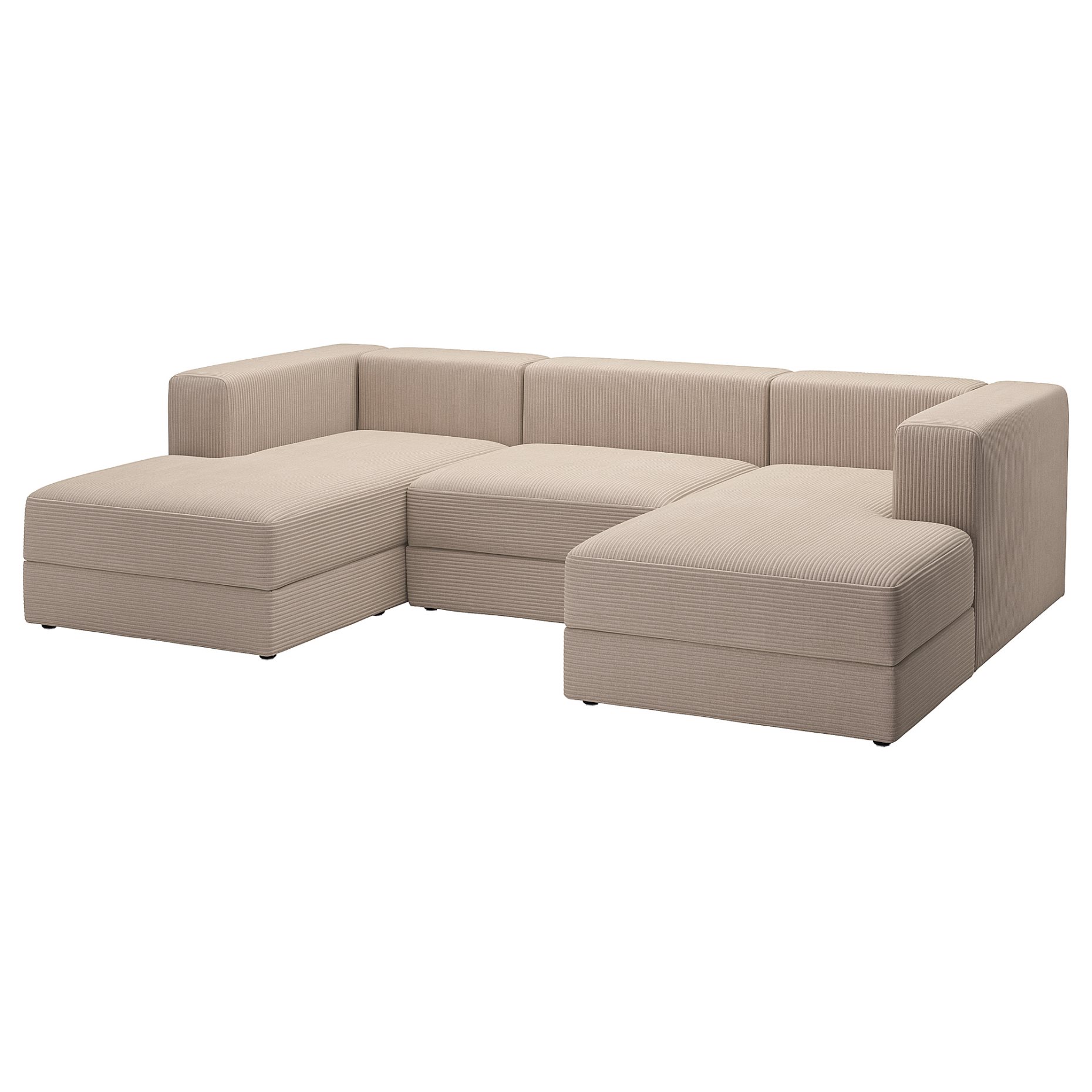 JÄTTEBO, 3,5-seat modular sofa with chaise longues/armrests, 294.713.87