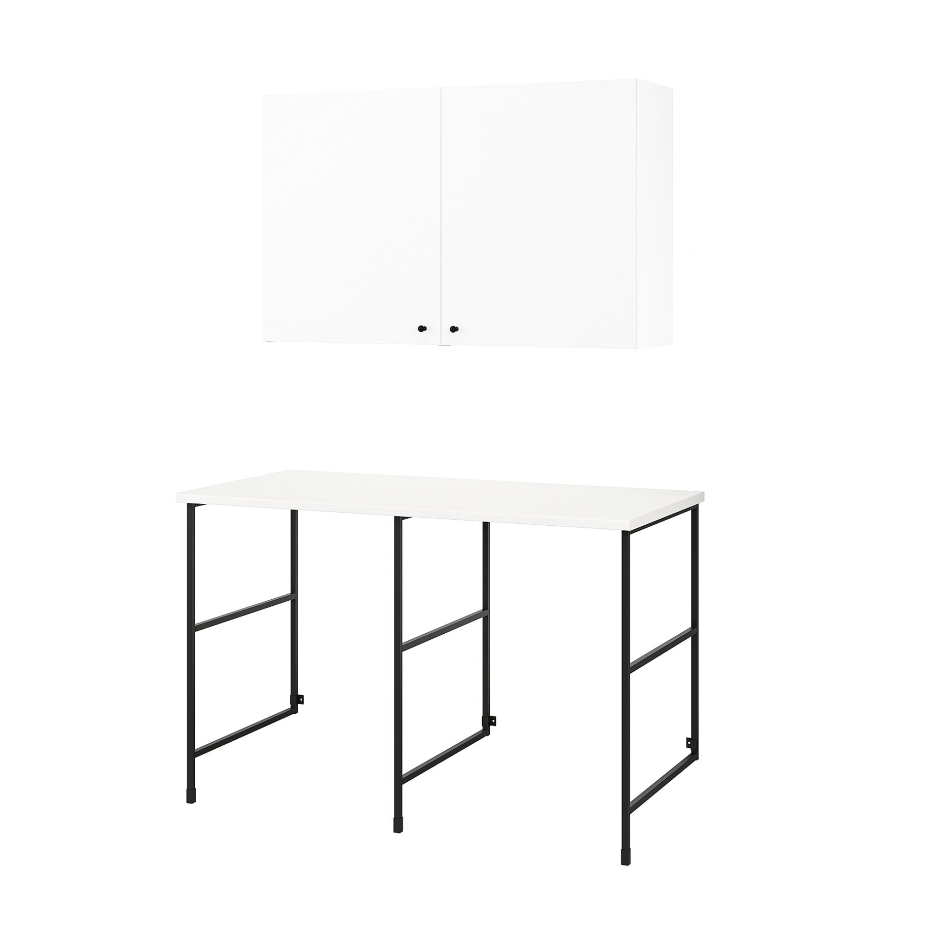 ENHET, storage combination for laundry, 139x63.5x85.5 cm, 294.774.74