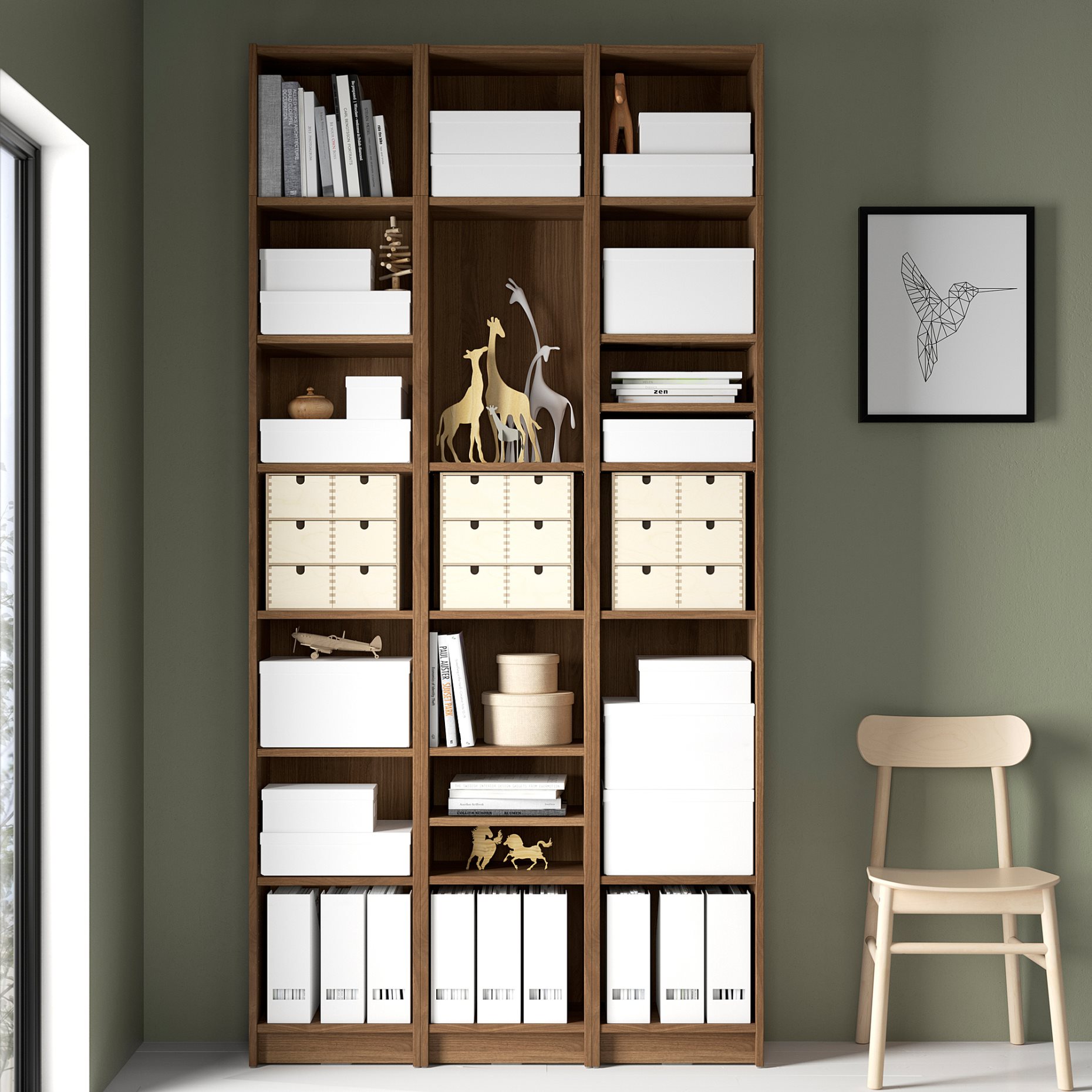 BILLY, bookcase combination with height extension units, 120x28x237 cm, 294.833.90