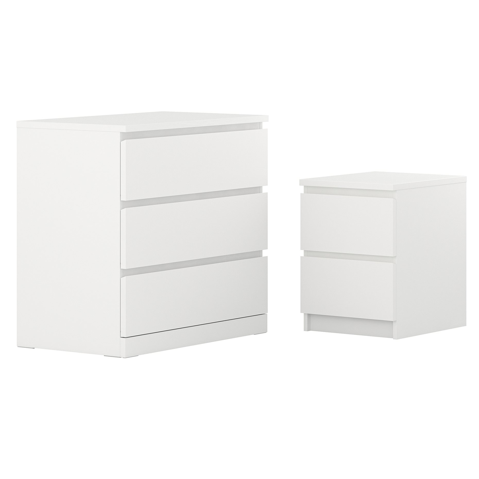 MALM, bedroom furniture, set of 2, 294.834.13