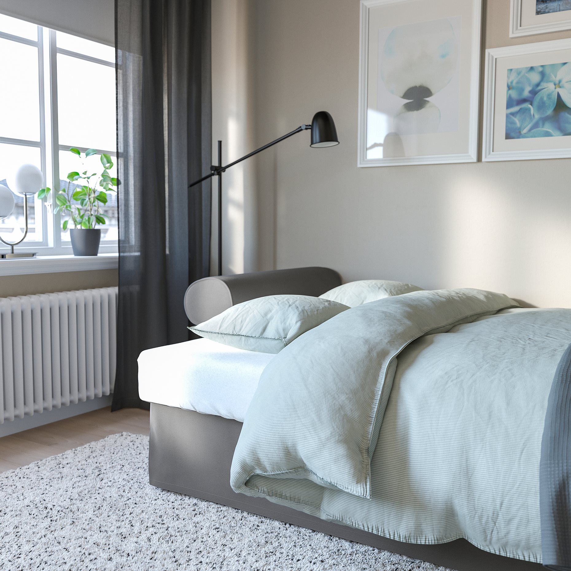 VRETSTORP, τριθέσιος καναπές-κρεβάτι, 294.912.48