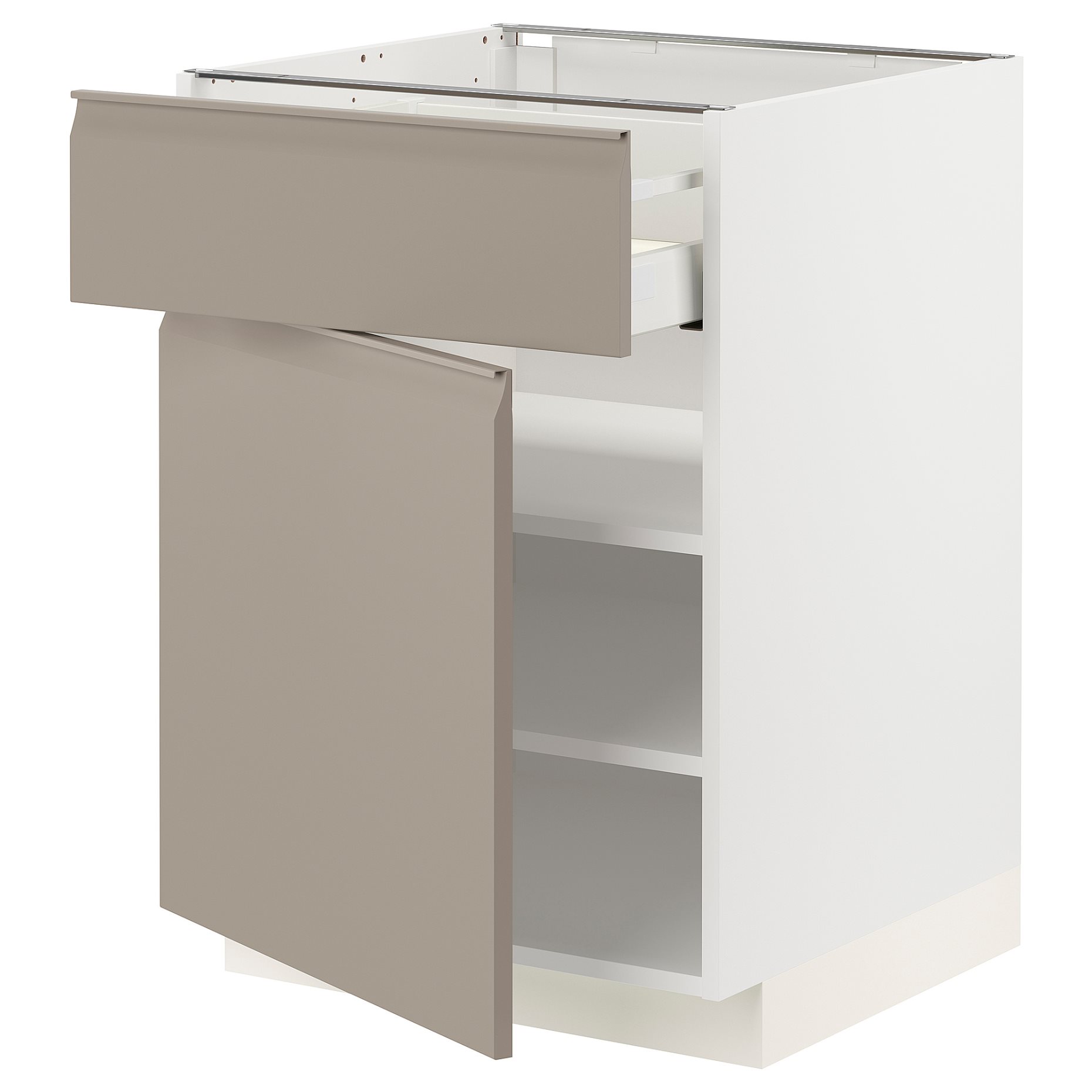 METOD, base cabinet with drawer/door, 60x60 cm, 294.920.02