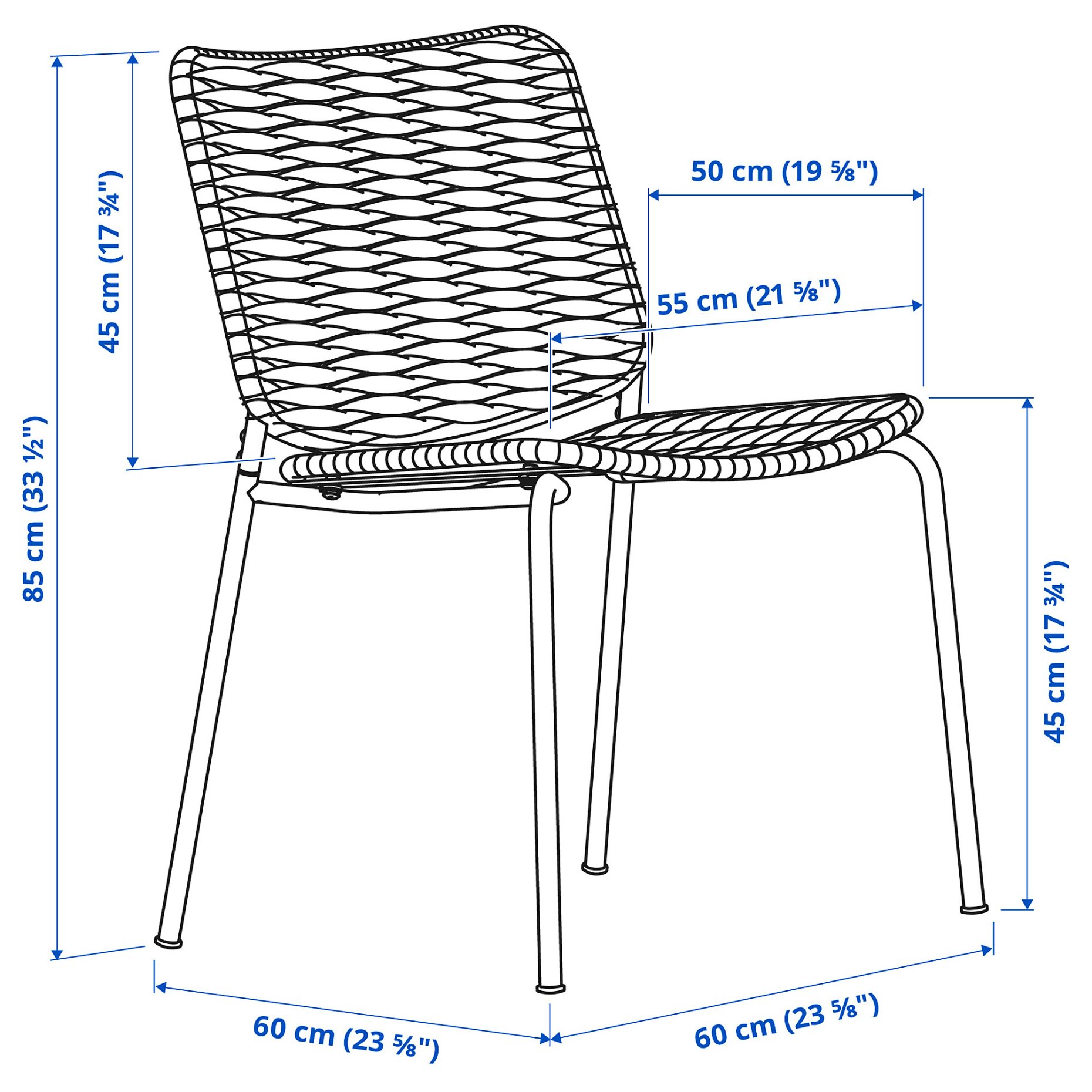 SEGERON/TEGELON, table and 4 chairs outdoor, 295.012.33