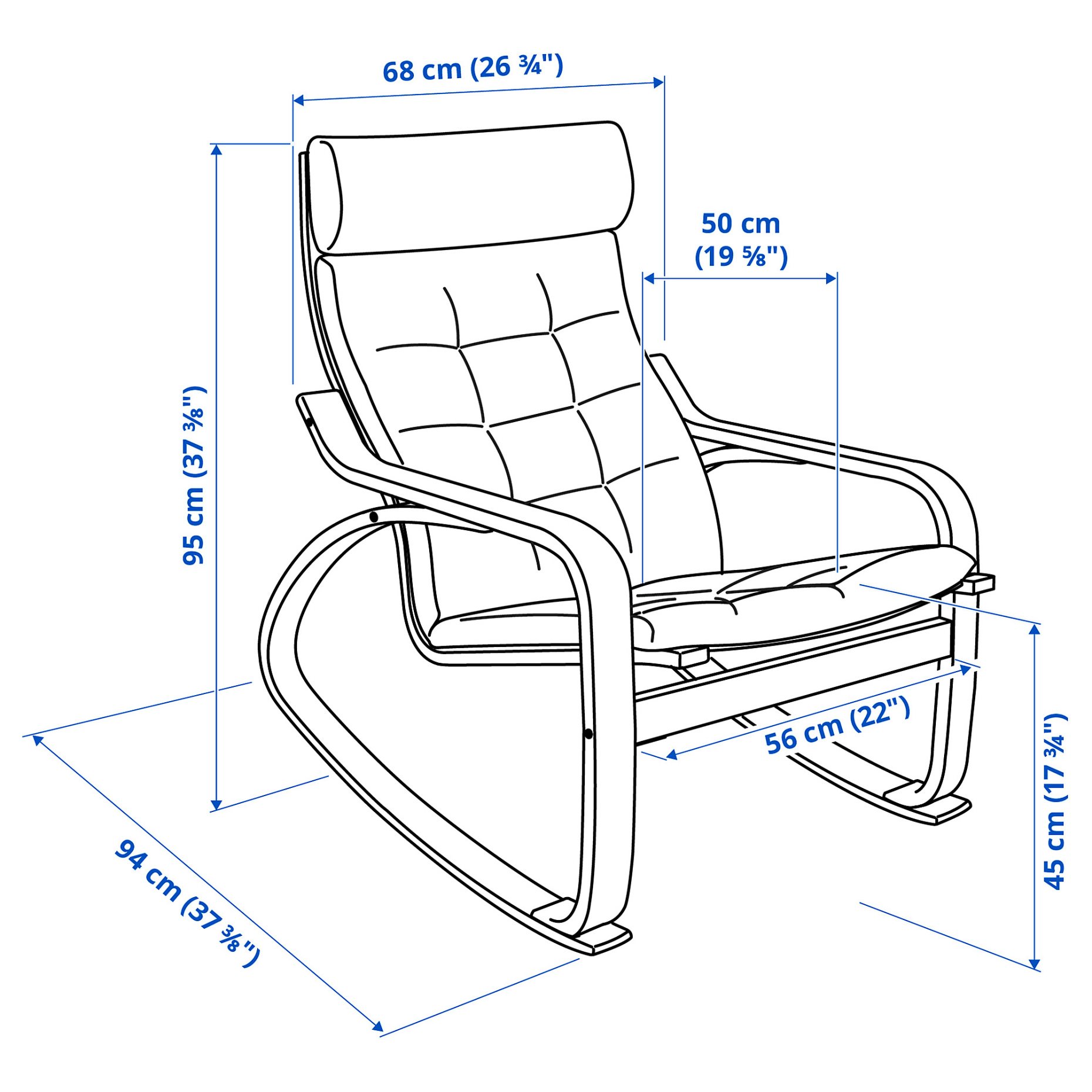 POÄNG, rocking-chair, 295.021.19