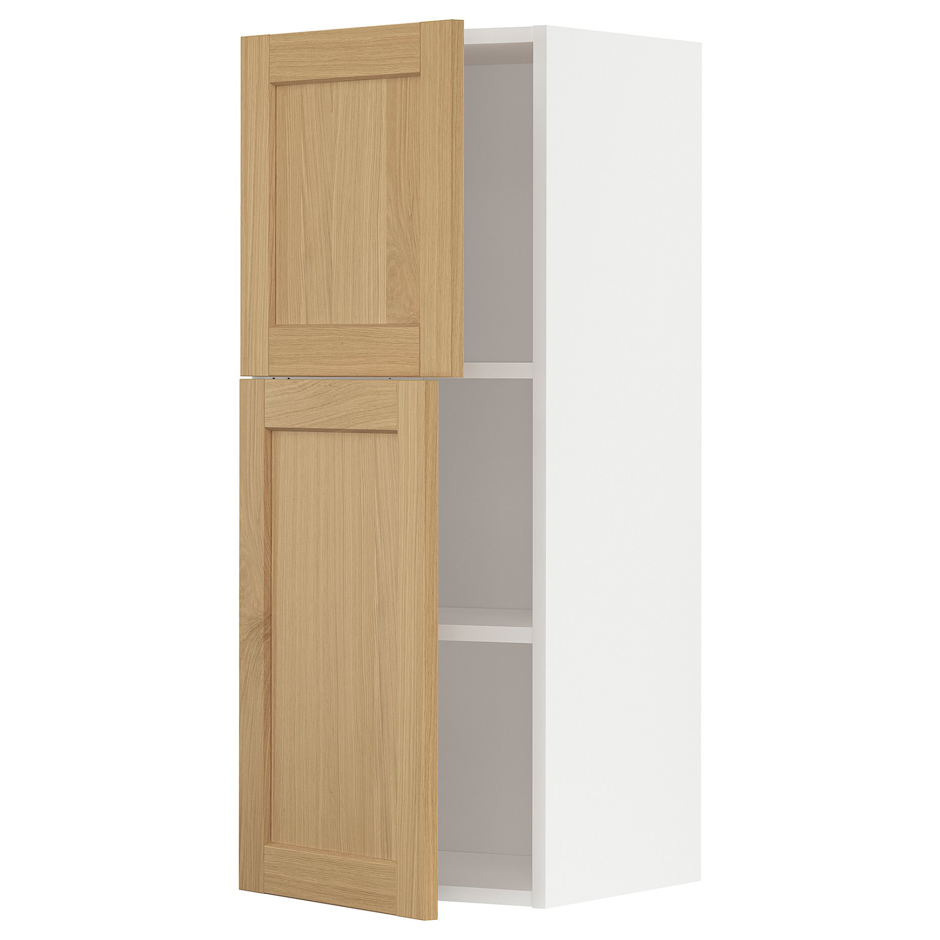 METOD, wall cabinet with shelves/2 doors, 40x100 cm, 295.093.47
