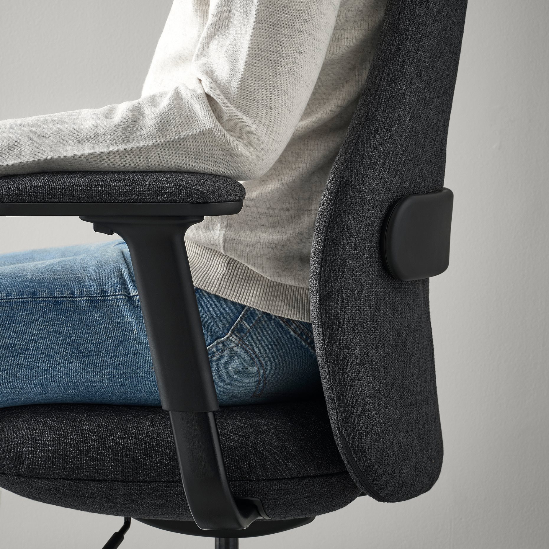 GRONFJALL, office chair with arms/headrest, 295.139.19