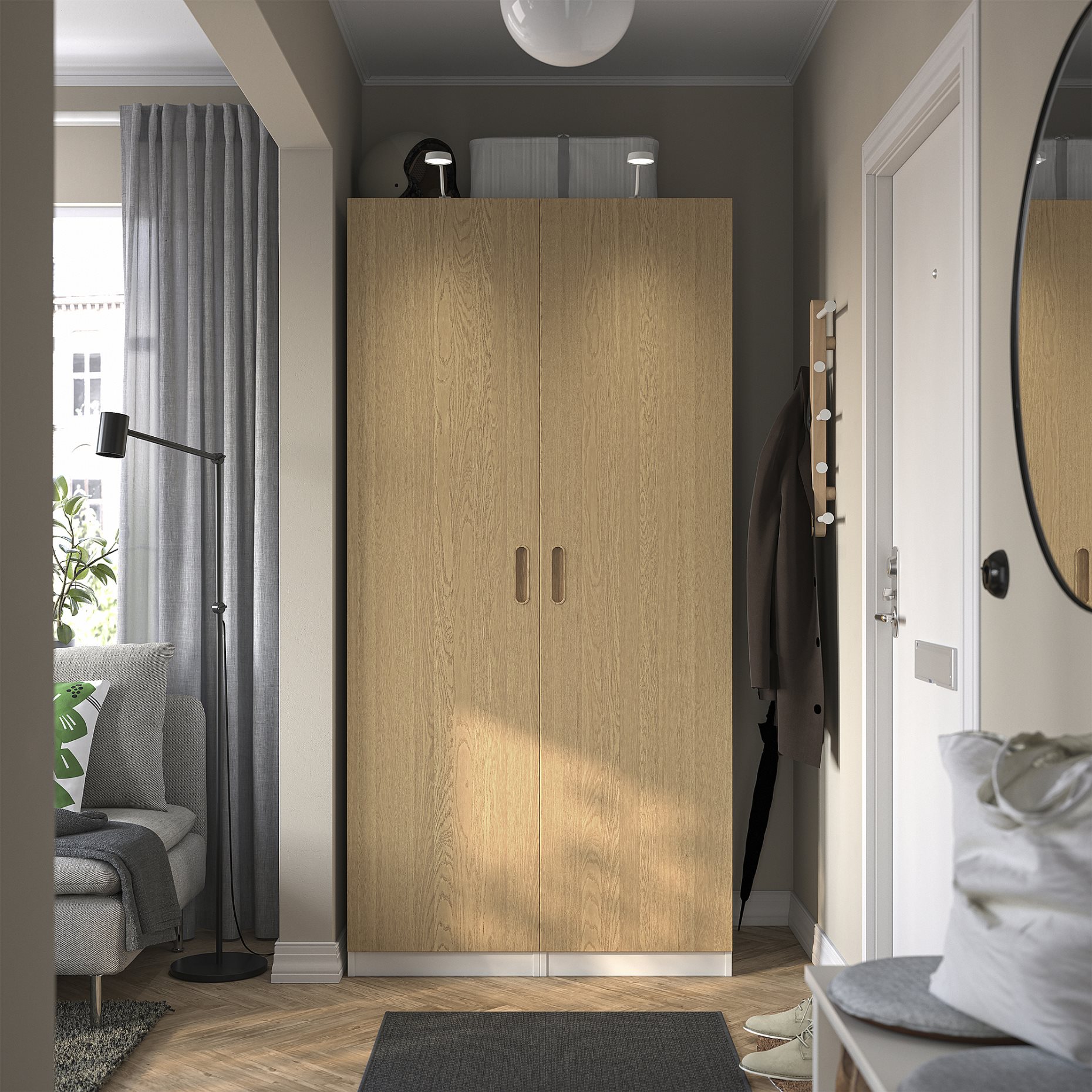 PAX/TONSTAD, wardrobe combination, 100x60x201 cm, 295.489.66