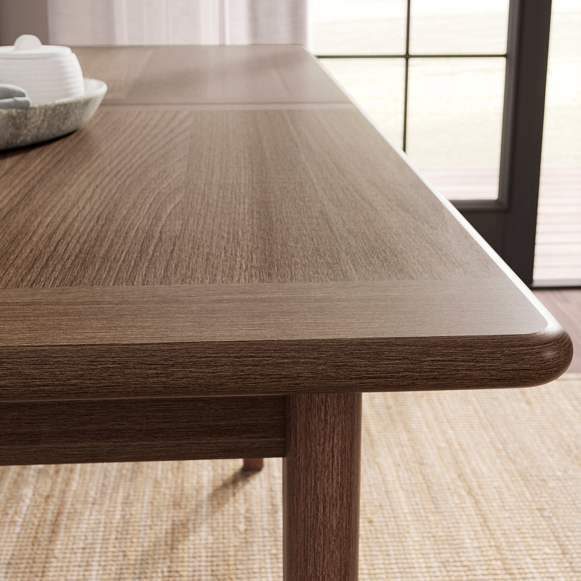 SKANSNÄS/GRÖNSTA, τραπέζι και 4 καρέκλες με μπράτσα, 150/205 cm, 295.616.51