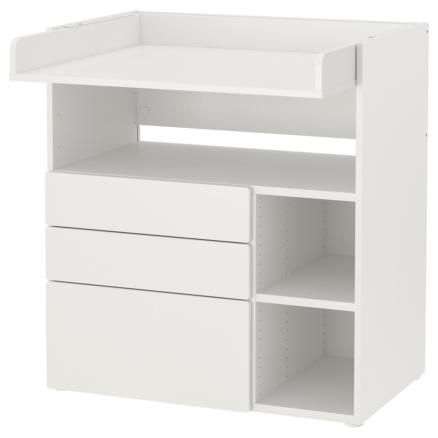 SMÅSTAD, changing table with 3 drawers, 90x79x100 cm, 295.828.56