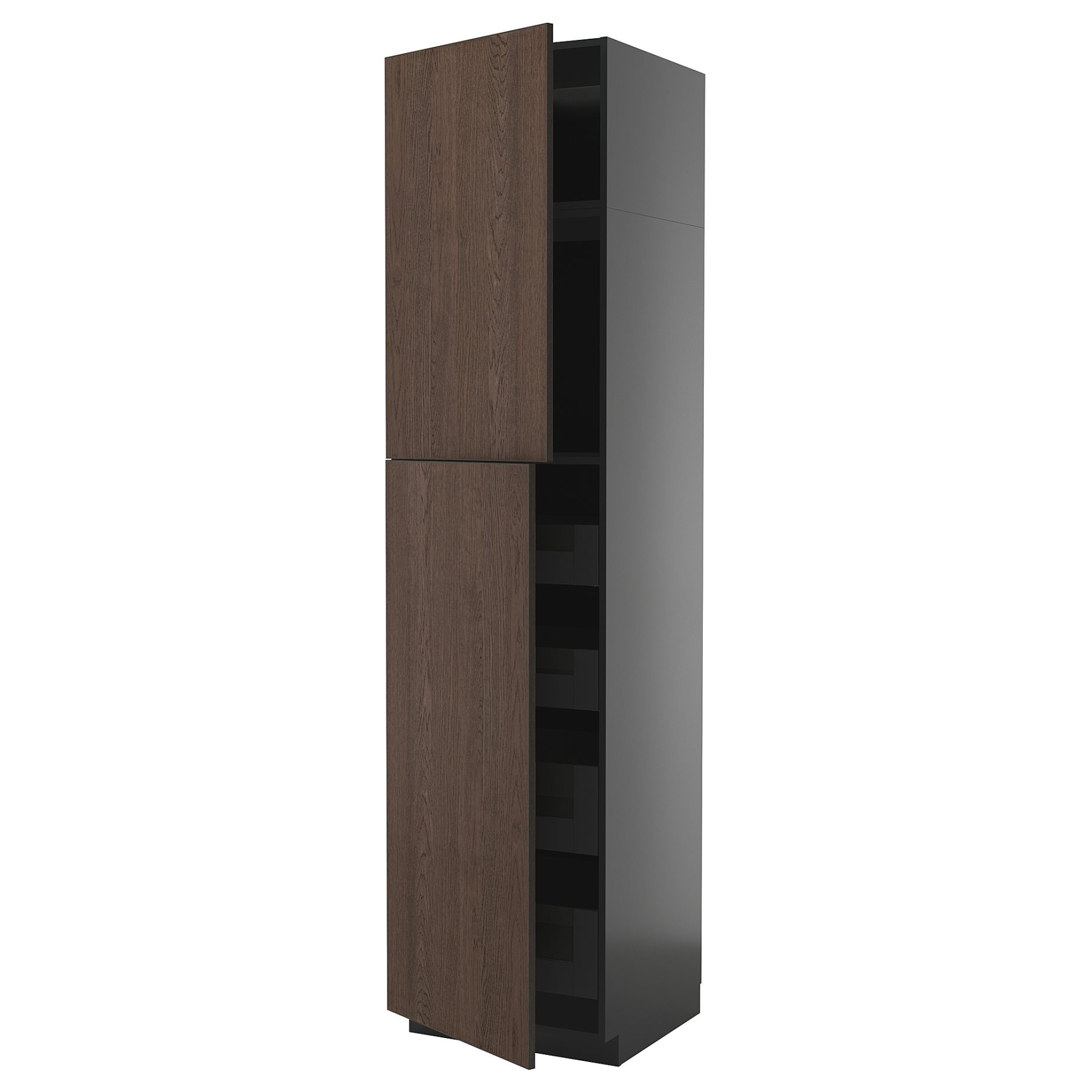 METOD/KNIVSHULT, high cabinet with 2 doors/4 drawers, 60x60x240 cm, 295.898.91