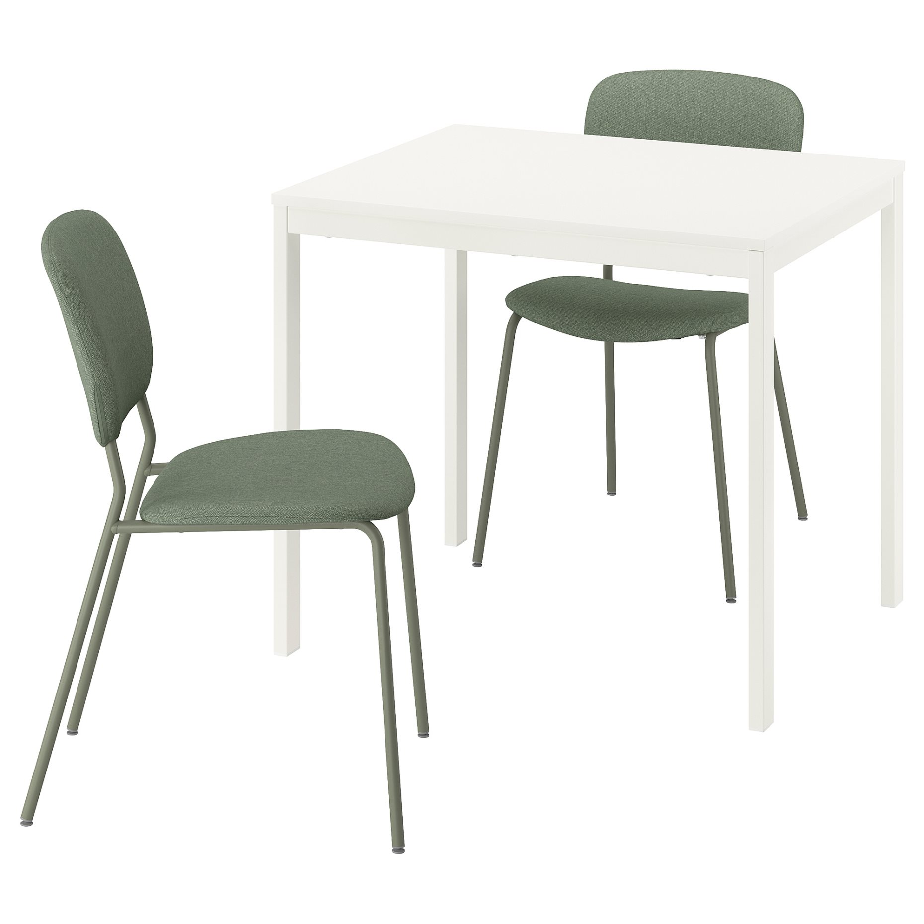 VIHALS, table and 2 chairs, 84/120x74 cm, 295.899.52