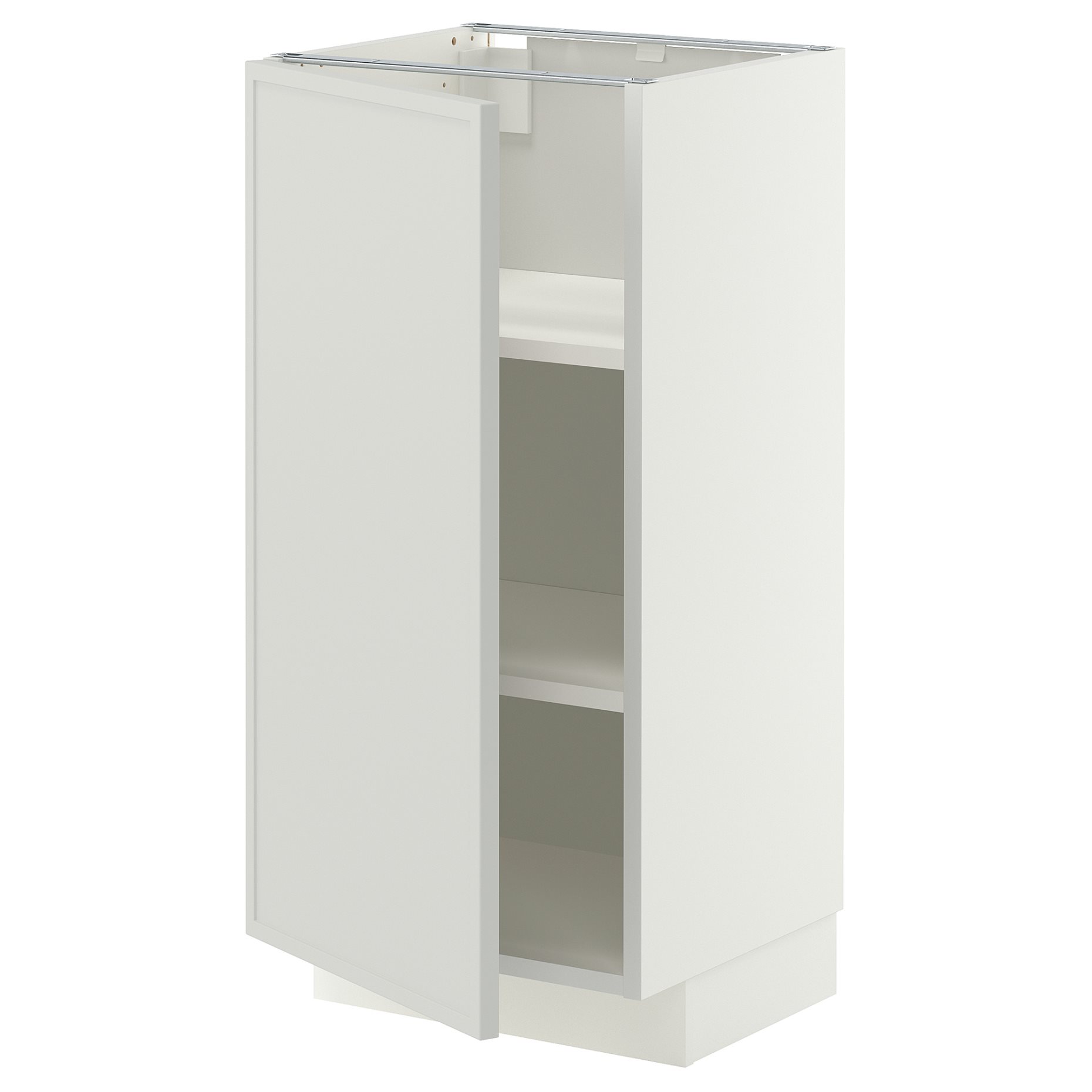 METOD, base cabinet with shelves, 40x37 cm, 296.056.07
