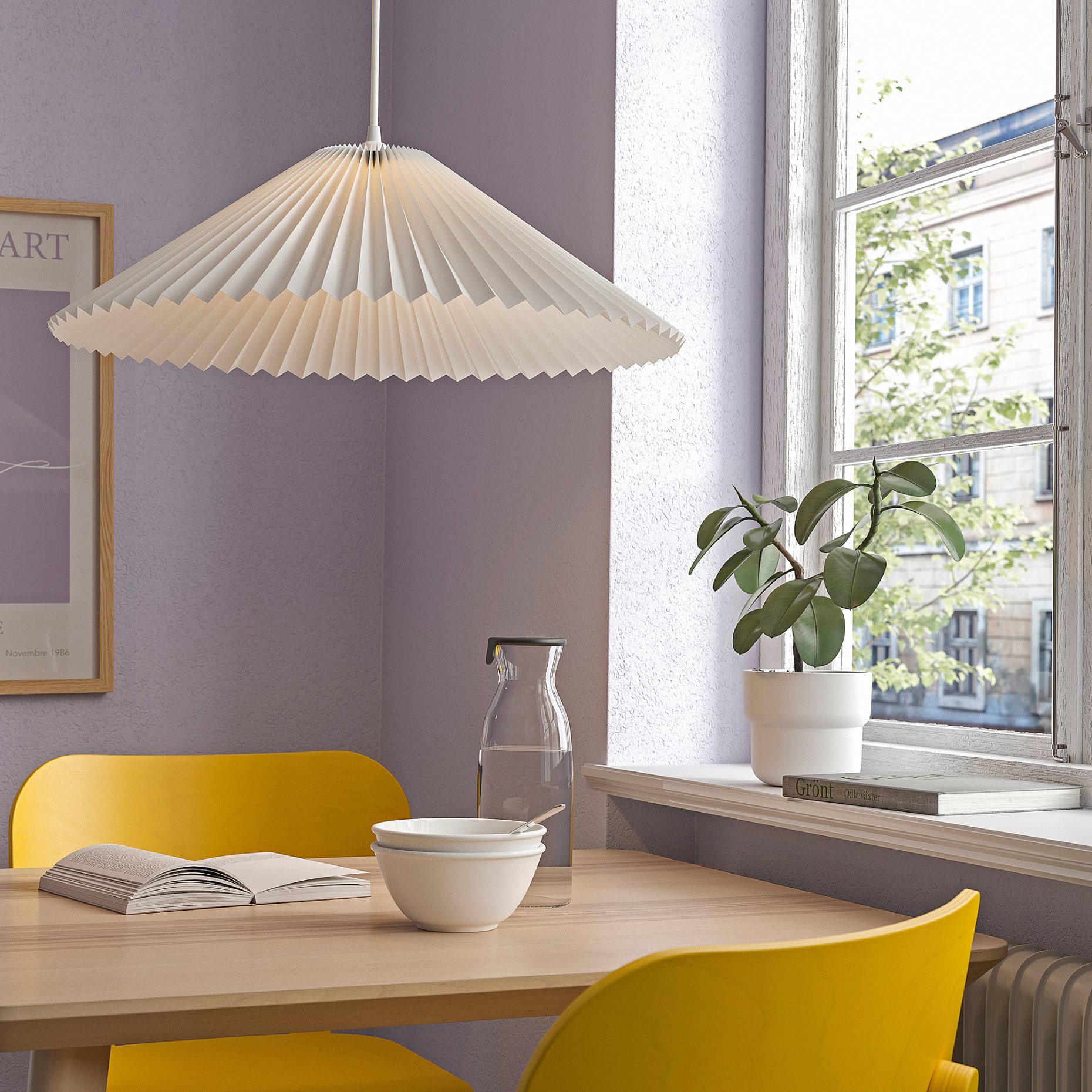 KUDDLAVA/HAVSDJ, φωτιστικό οροφής, 59 cm, 296.123.92