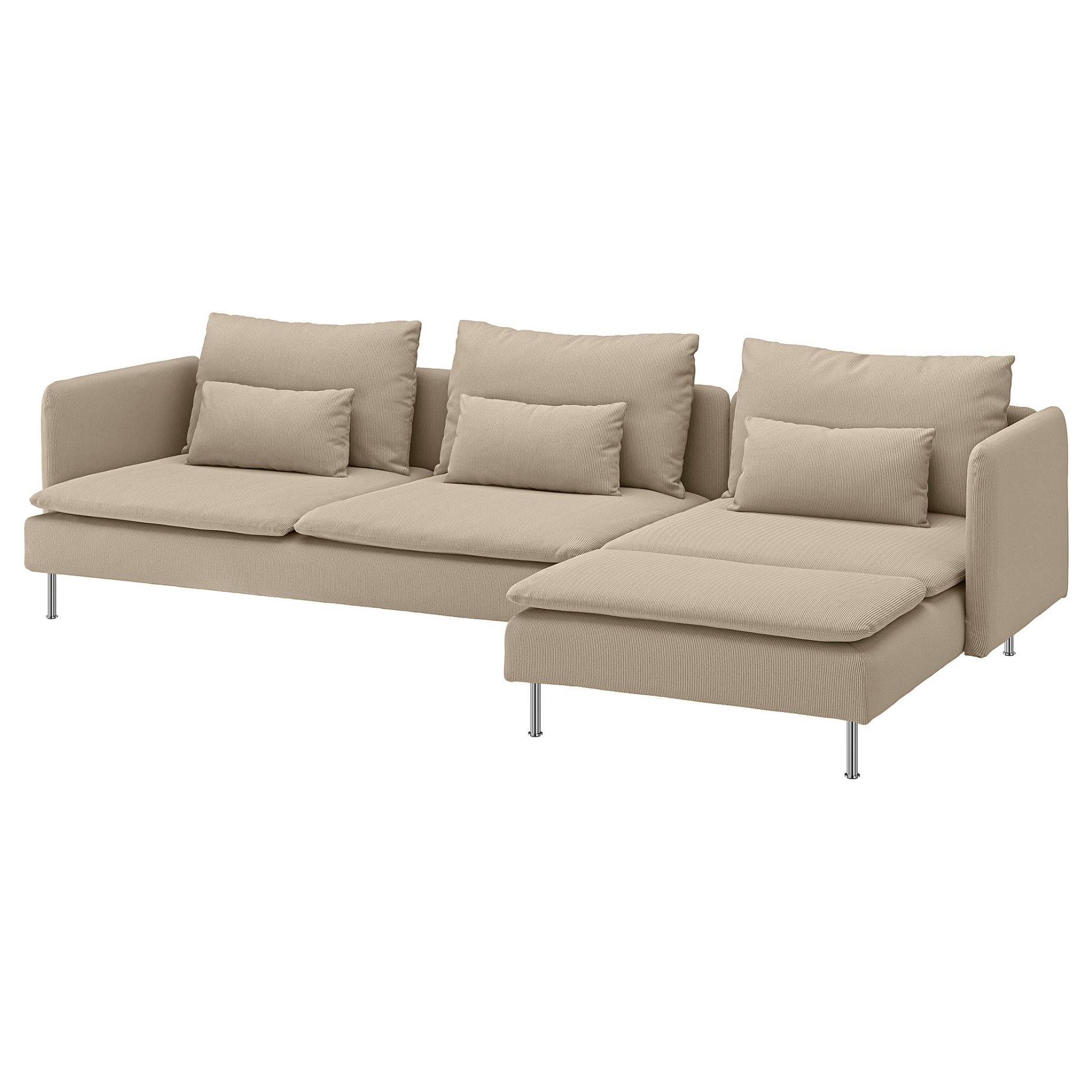 SÖDERHAMN, 4-seat sofa with chaise longue, 296.220.70