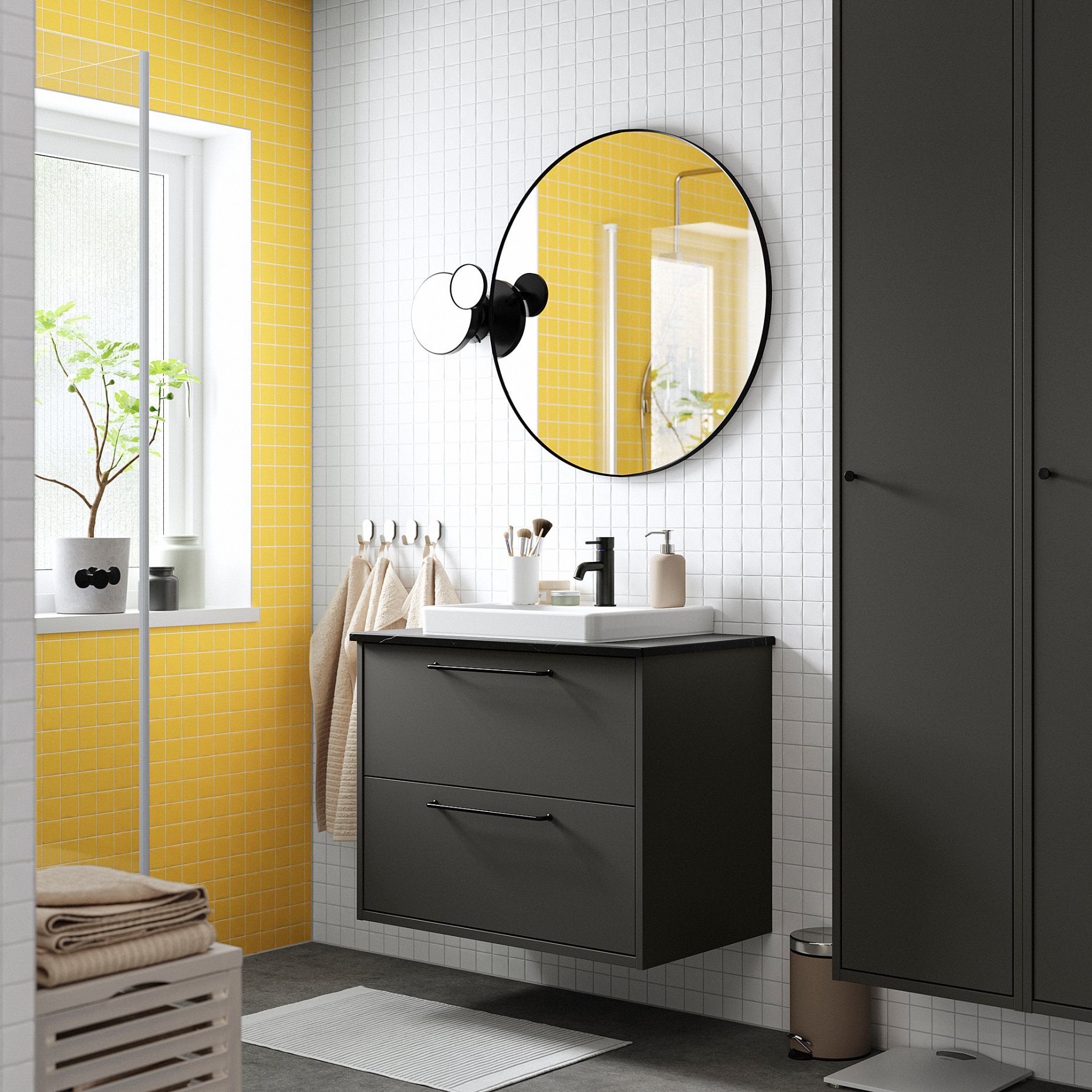 HAVBACK/ORRSJON, wash-stand with drawers/wash-basin, 82x49x71 cm, 296.293.16