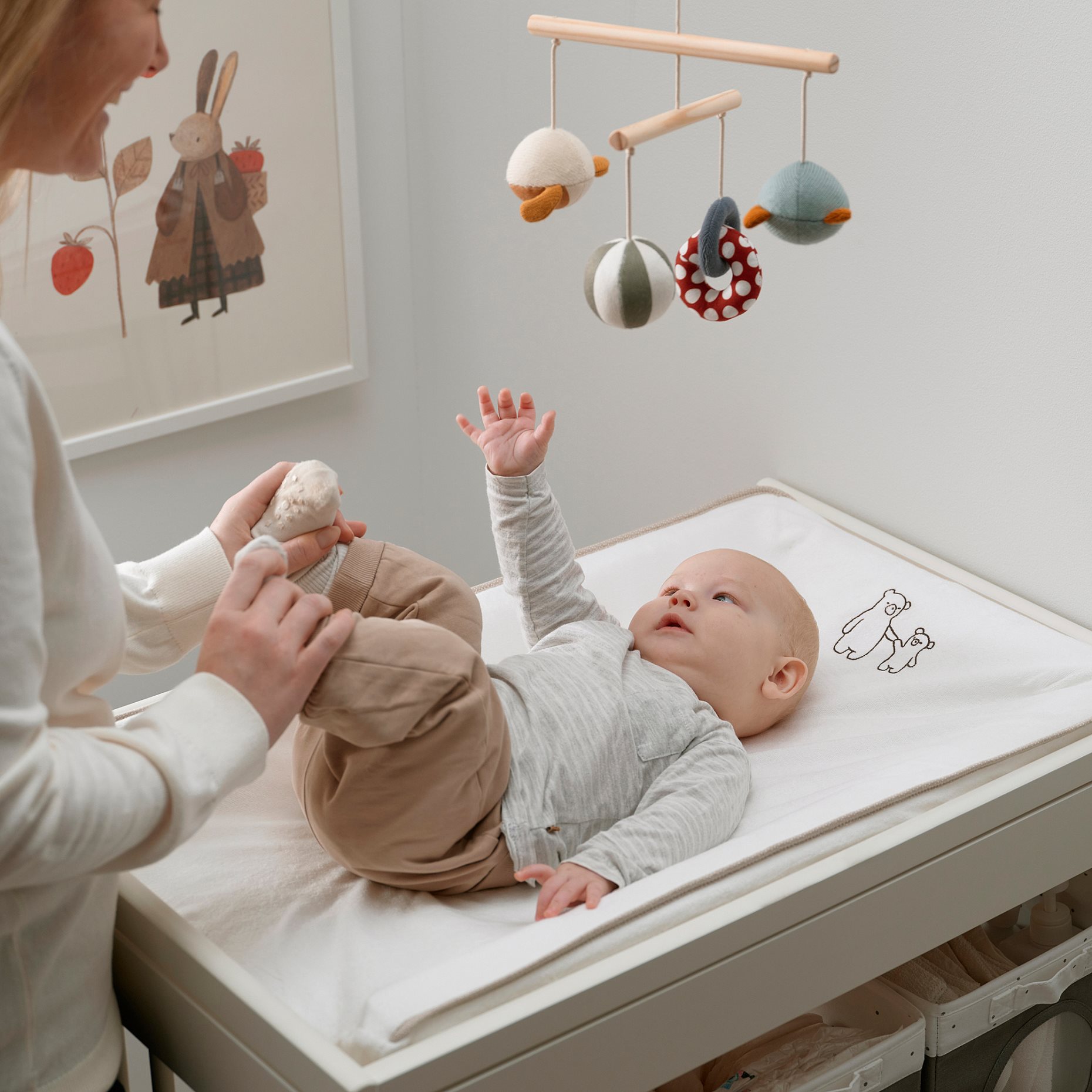 babycare mat with cover, 48x74 cm, 296.386.79