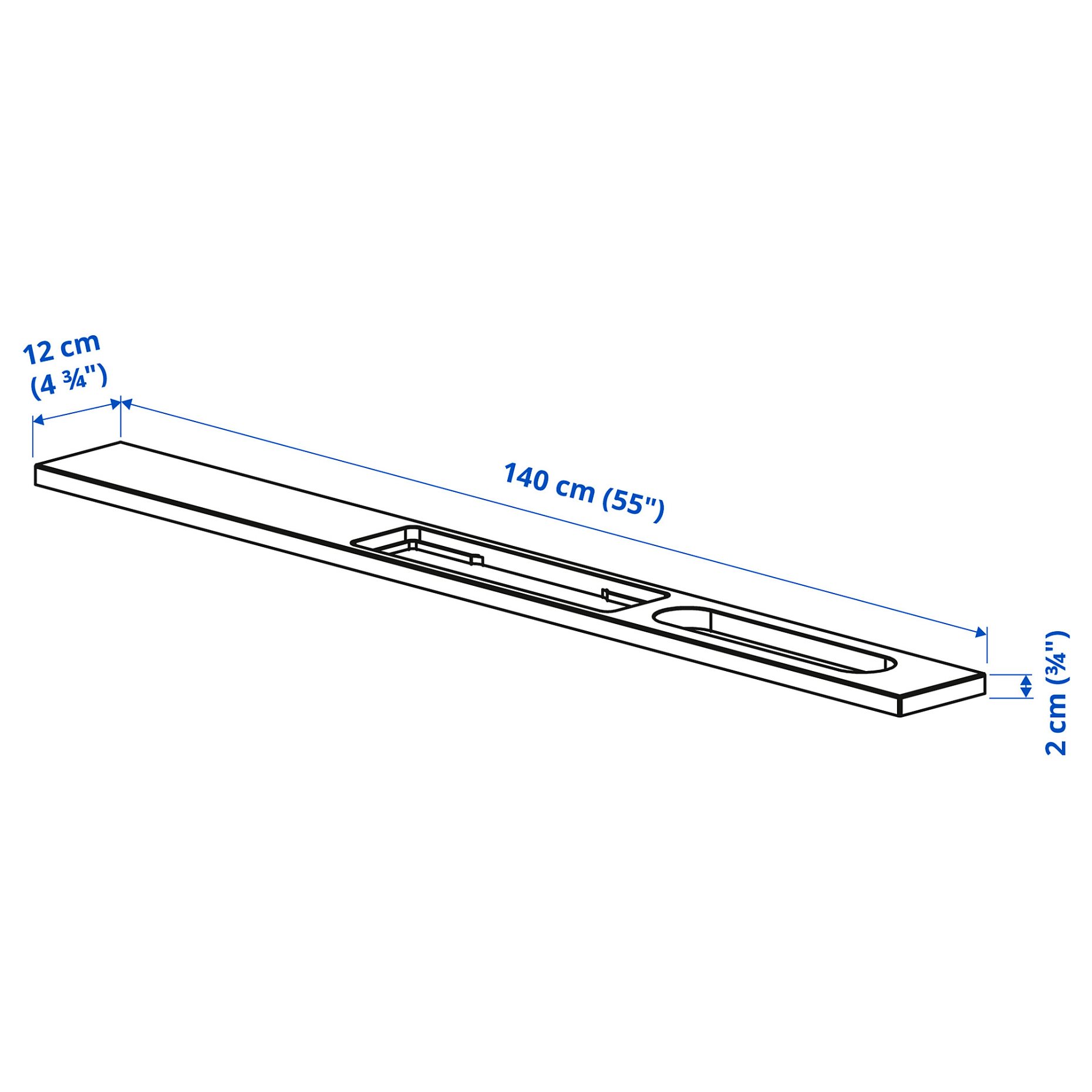 MITTZON, plug-in module, 140x12 cm, 305.312.67