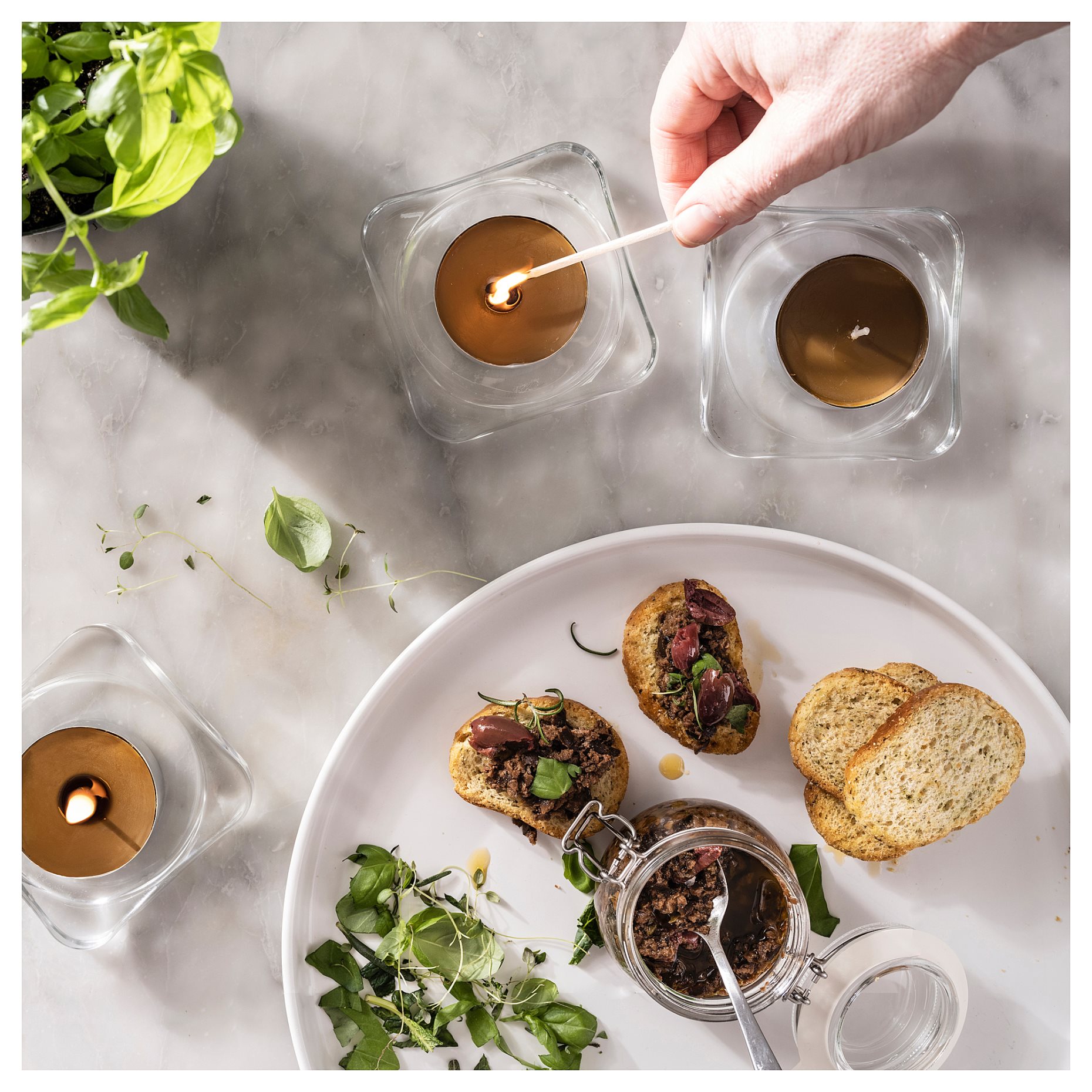 PRAKTRÖNN, αρωματικό κερί ρεσό/Ανοιξιάτικα μυρωδικά, 12 τεμ. 9 hr, 305.381.36