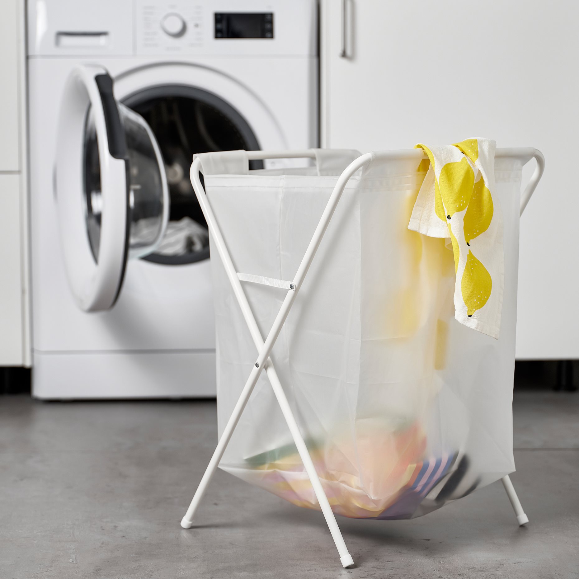 JÄLL, laundry bag with stand, 50 l, 305.536.07